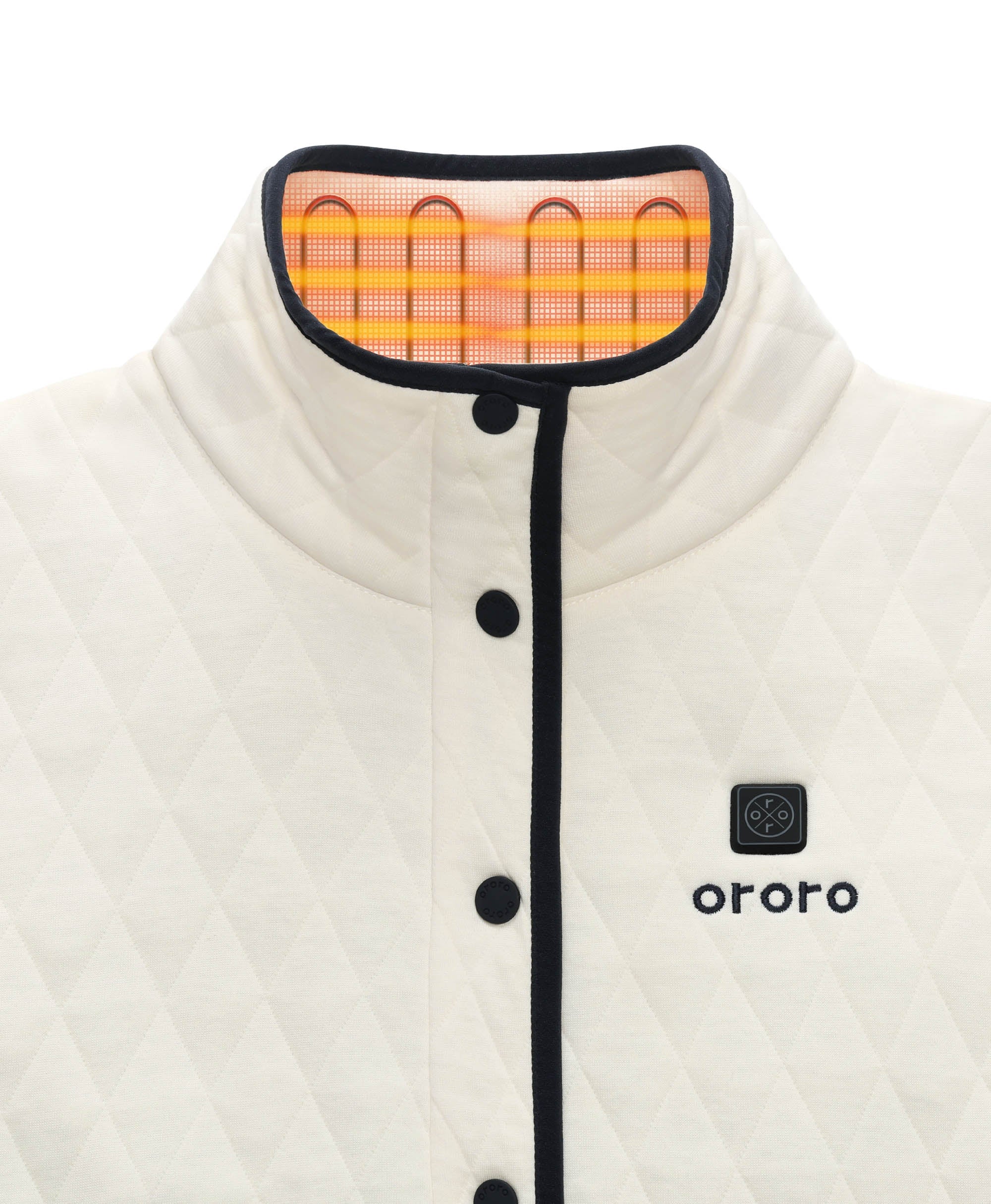 ORORO Heated Chalet Women's Heated Quilted Jacket (ORORO Heated Final Sale) - Image 8