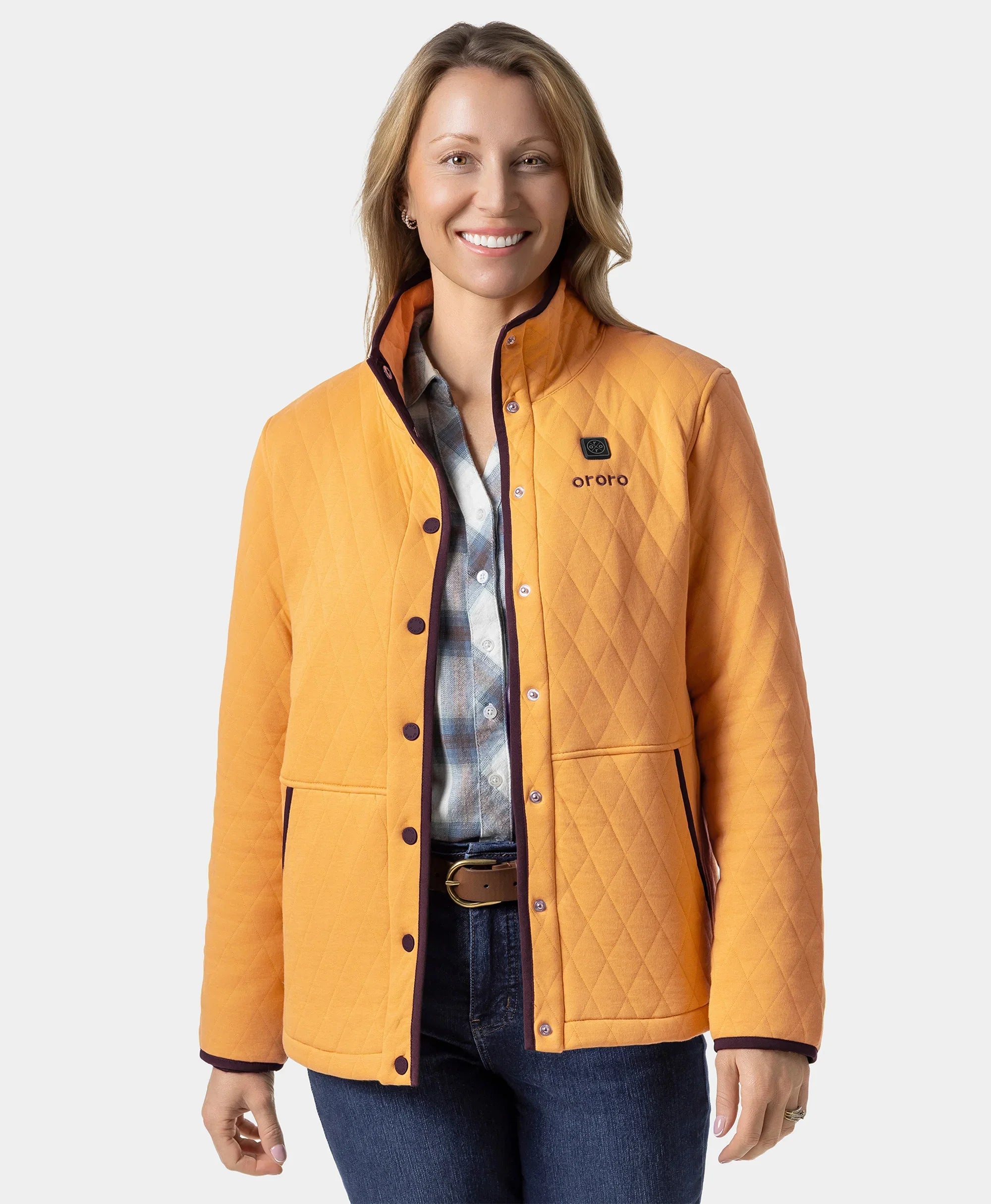 ORORO Heated Chalet Women's Heated Quilted Jacket (ORORO Heated Final Sale) - Image 24
