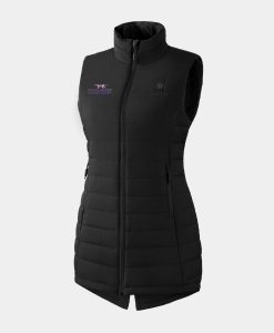 ORORO Heated Tribeca Women's Heated Long Puffer Vest - Westminster Kennel Club® Edition