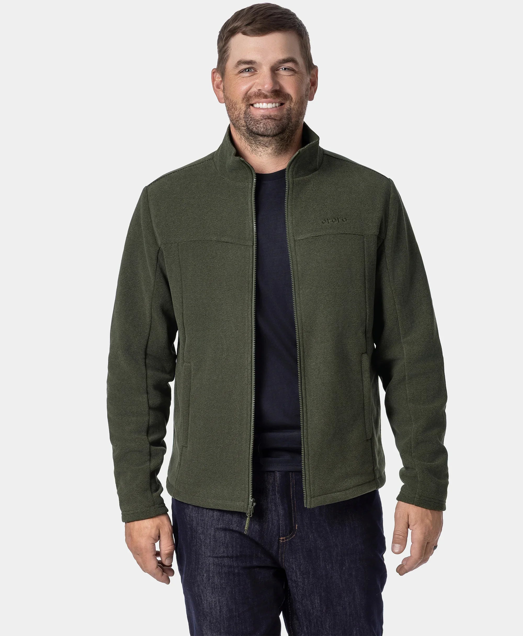 ORORO Heated (Open-box) River Ridge Men's Heated Fleece Liner Jacket (Battery Set Not Included) - Image 15