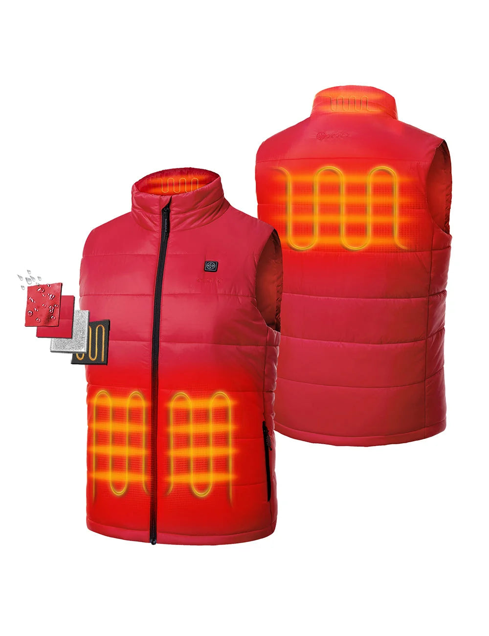 ORORO Heated Men's Classic Heated Vest (Apparel Only) - Image 43