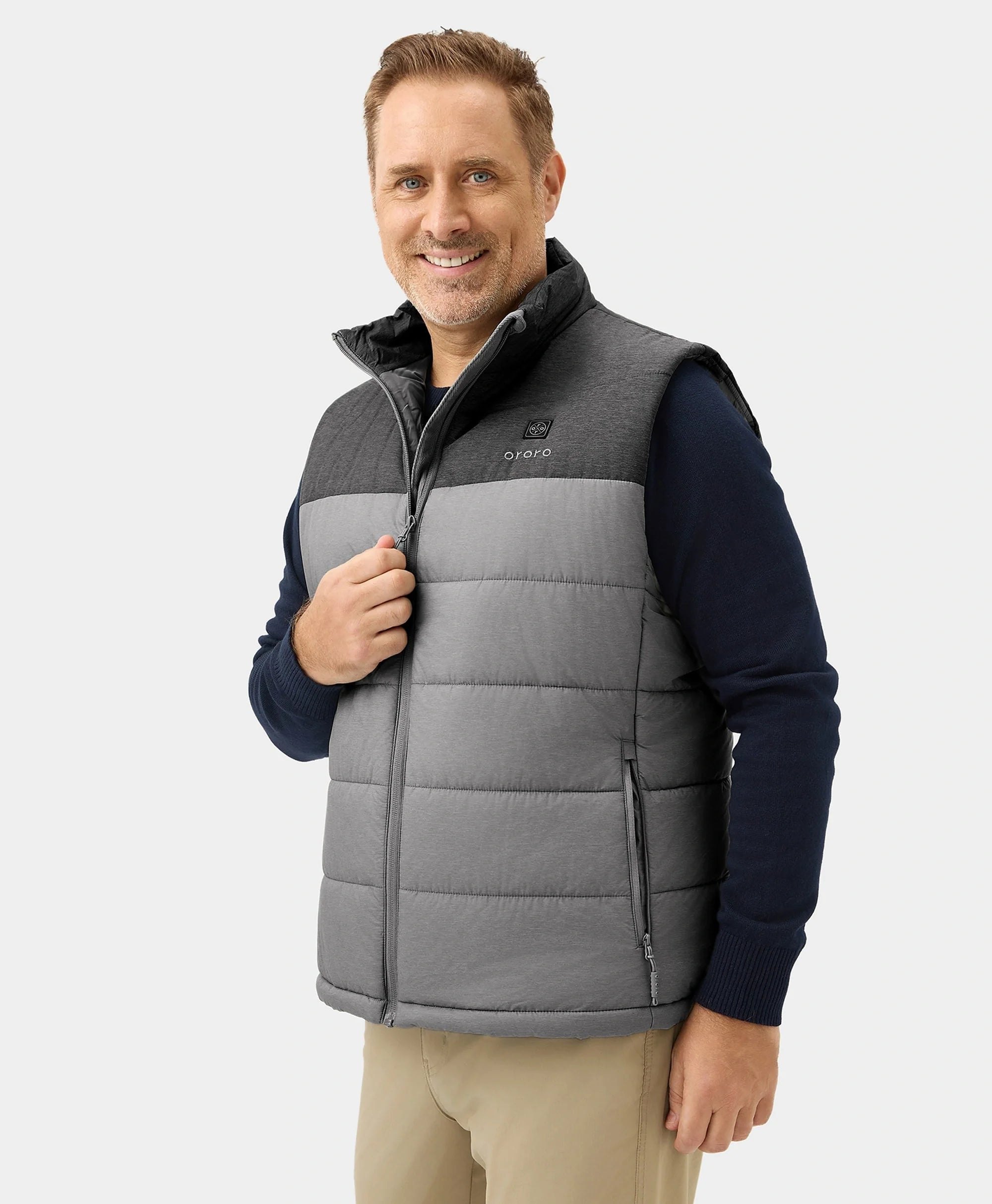 ORORO Heated Men's Classic Heated Vest (Apparel Only) - Image 20