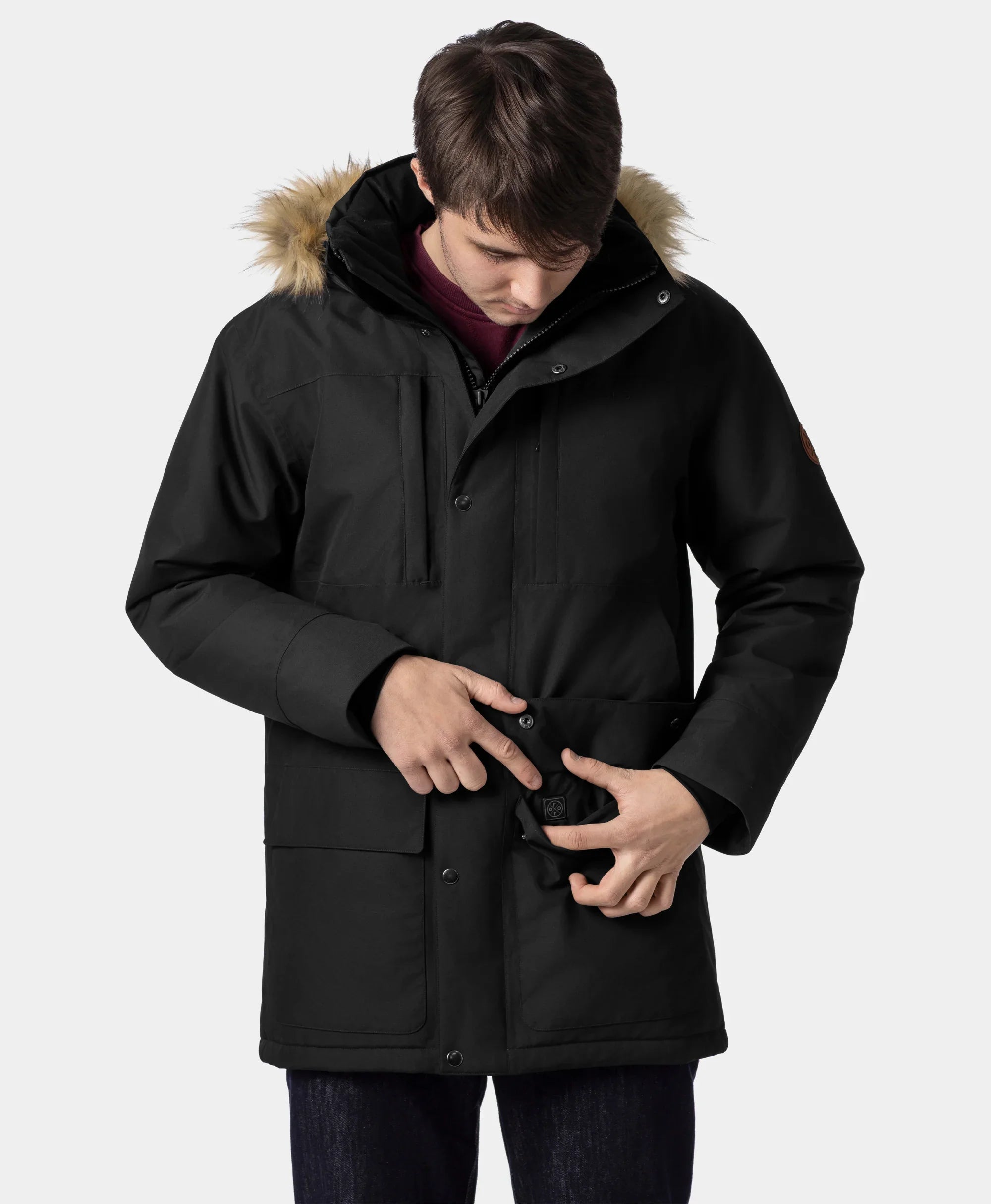 ORORO Heated (Open-box) Gstaad Men's Waterproof Heated Parka (Battery Set Not Included) - Image 11