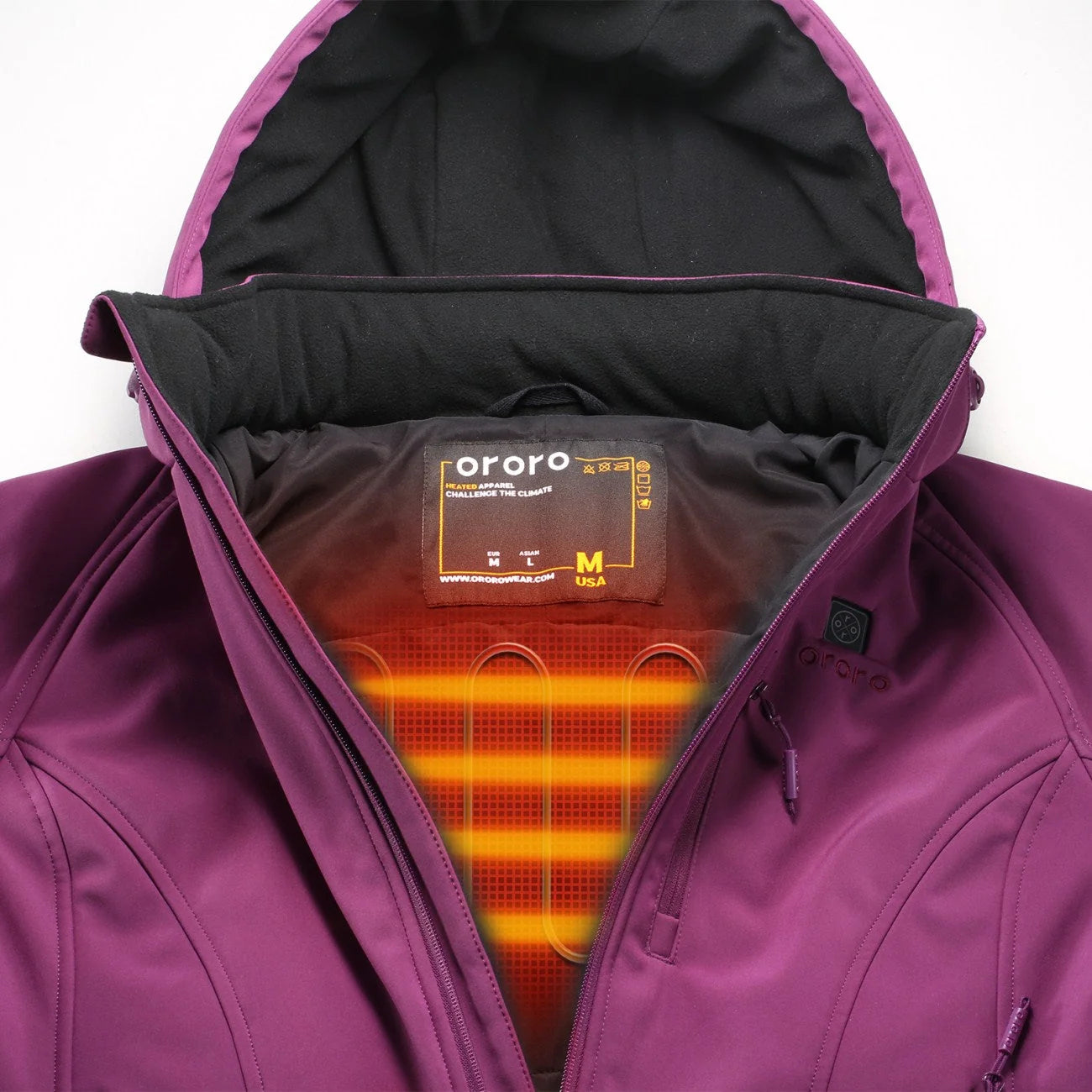 ORORO Heated Women's Classic Heated Jacket (ORORO Heated Final Sale) - Image 12