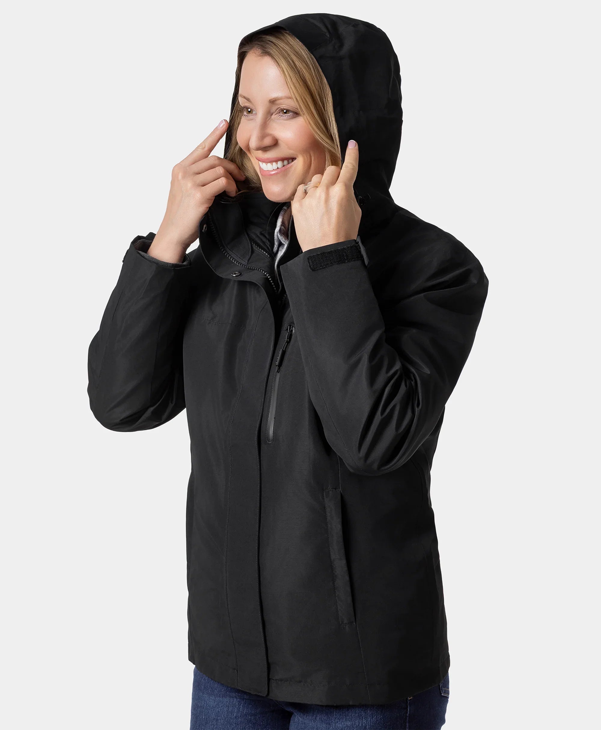 ORORO Heated River Ridge Women's Waterproof Shell Jacket - Image 3