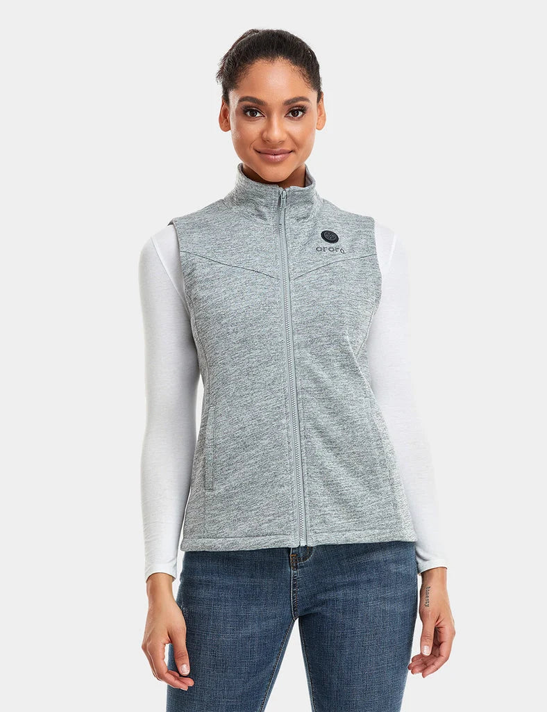 ORORO Heated Women's Heated Fleece Vest - New Colors (ORORO Heated Final Sale)