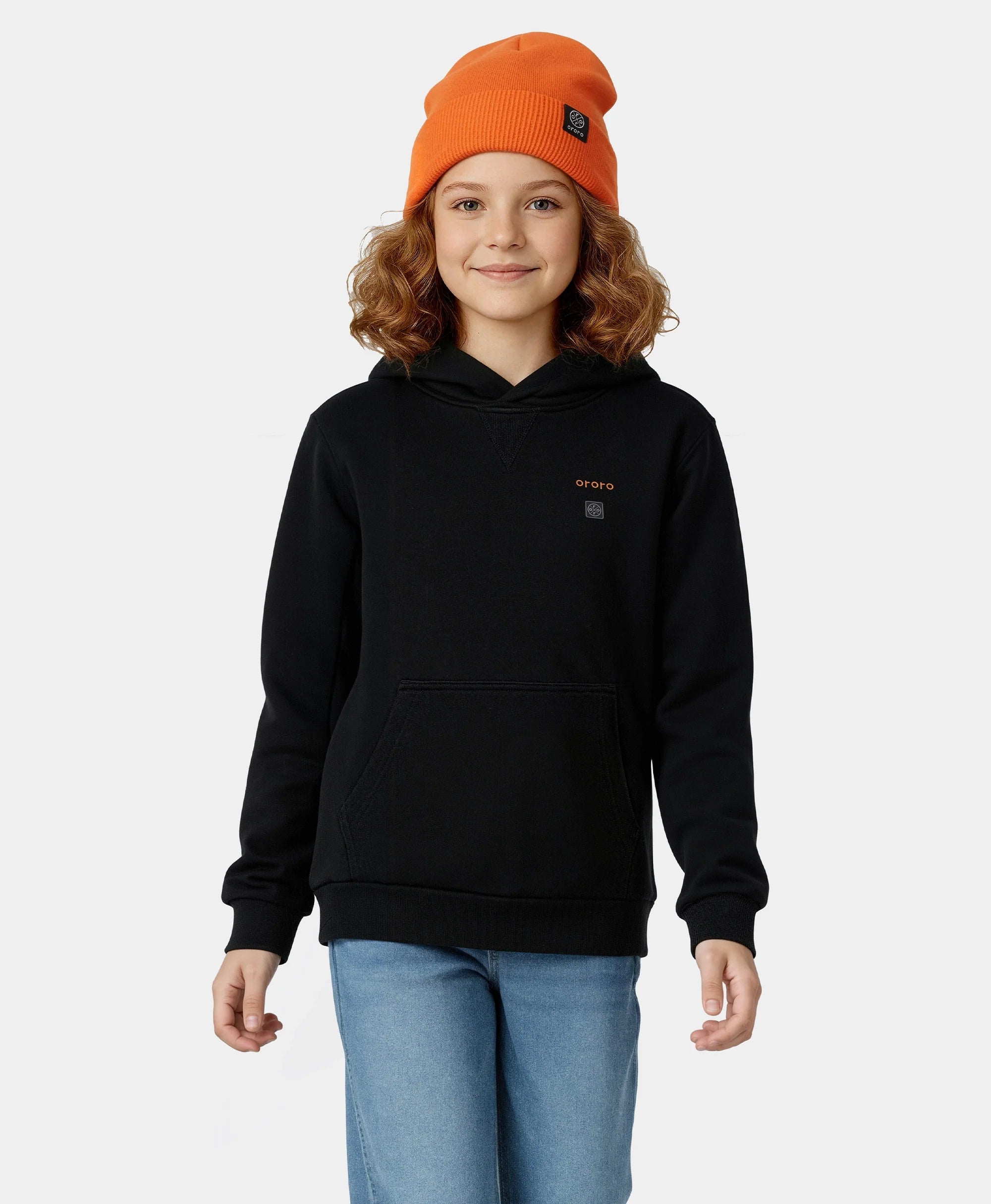 ORORO Heated Kids' 4-Zone Heated Pullover Hoodie - Image 5