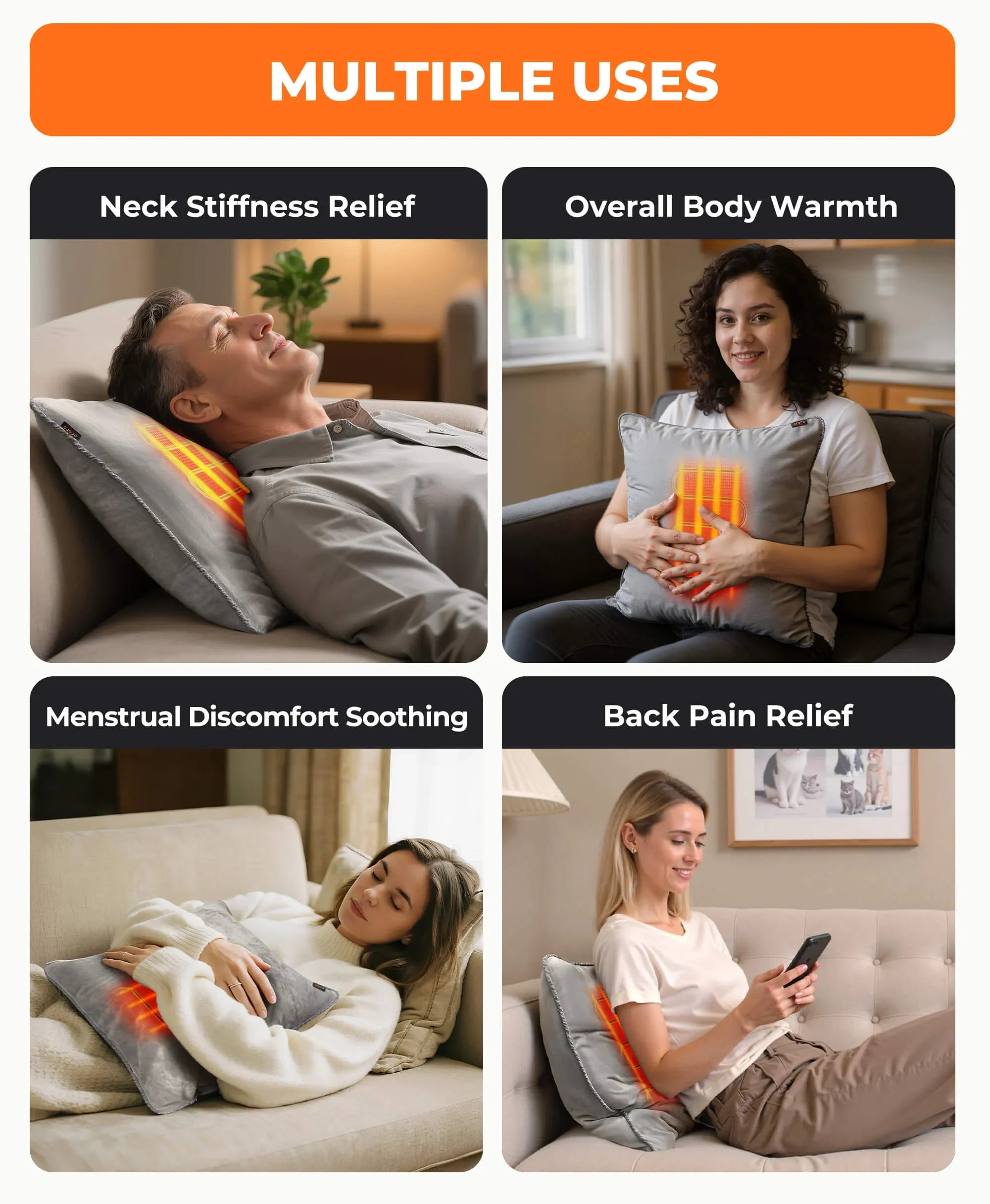 ORORO Heated Heated Pillowcase (ORORO Heated Final Sale) - Image 3