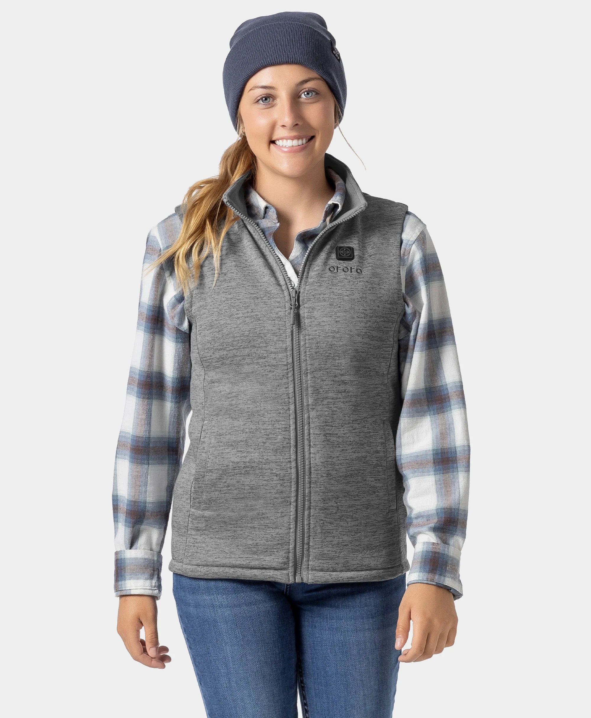 ORORO Heated Women's Heated Fleece Vest - Image 8