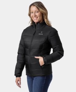Alternative view of ORORO Heated (Open-box) Women's Heated Puffer Jacket (Pocket heating)  (Battery Set Not Included)