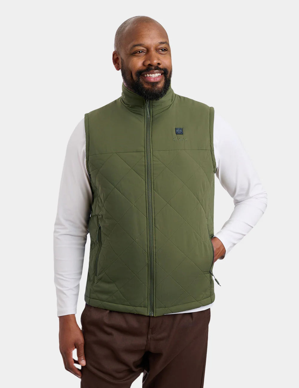 ORORO Heated Men's Heated Quilted Vest - New Colors - Image 12