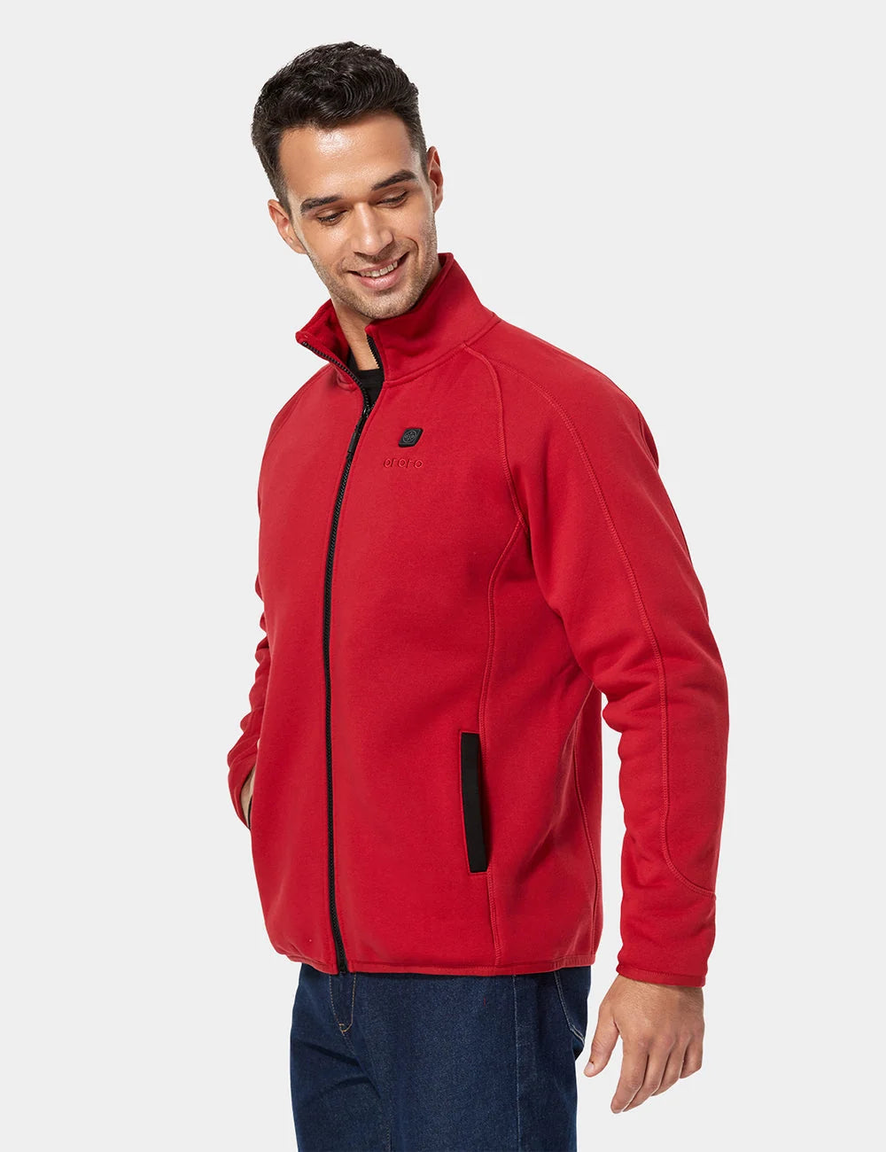 ORORO Heated Men's Heated Full-Zip Fleece Jacket (Apparel Only) - Image 28