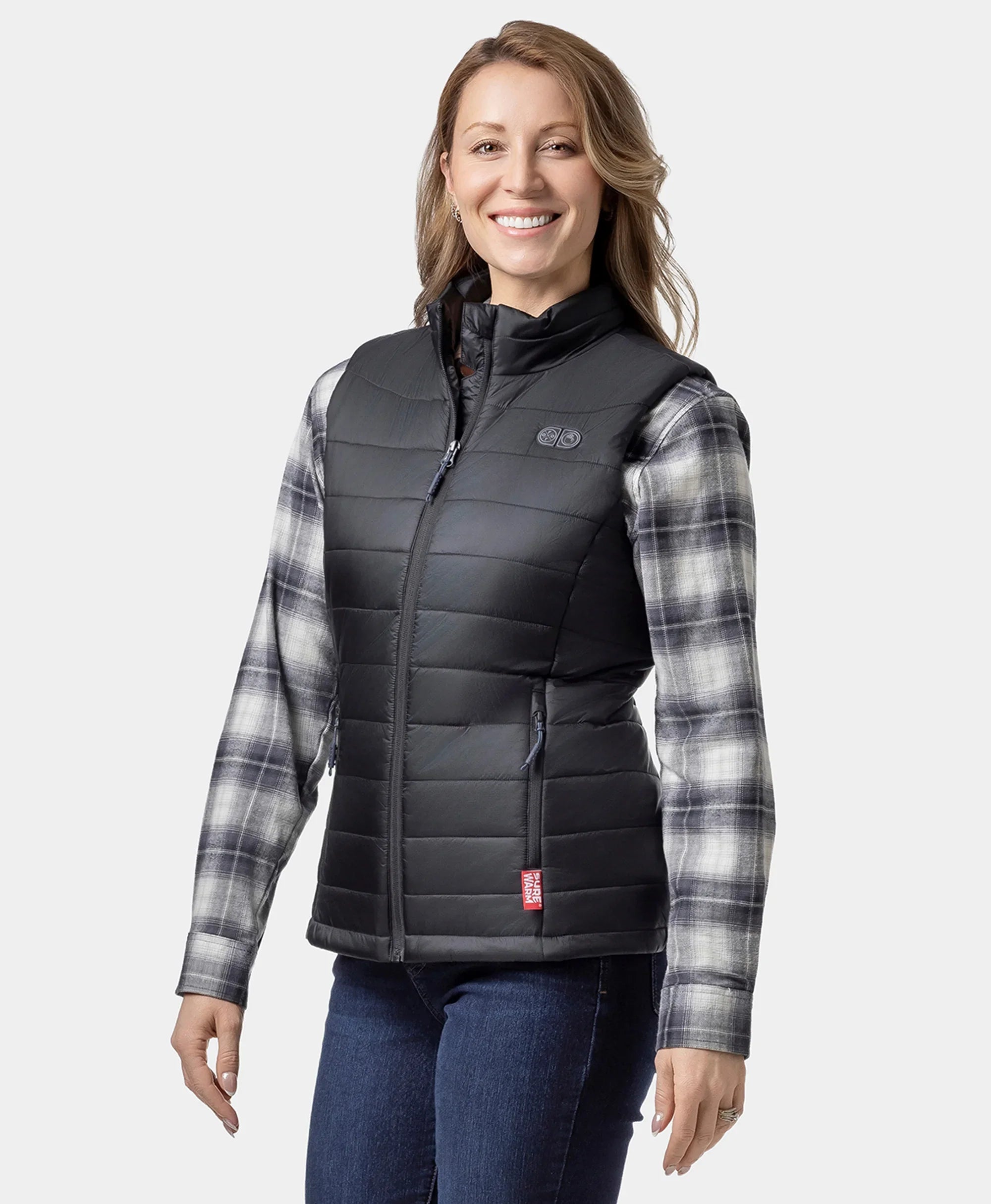 ORORO Heated (Open-box) SureWarm® Women's 7-Zone Dual-Control Classic Pro Heated Vest (Battery Set Not Included) - Image 7