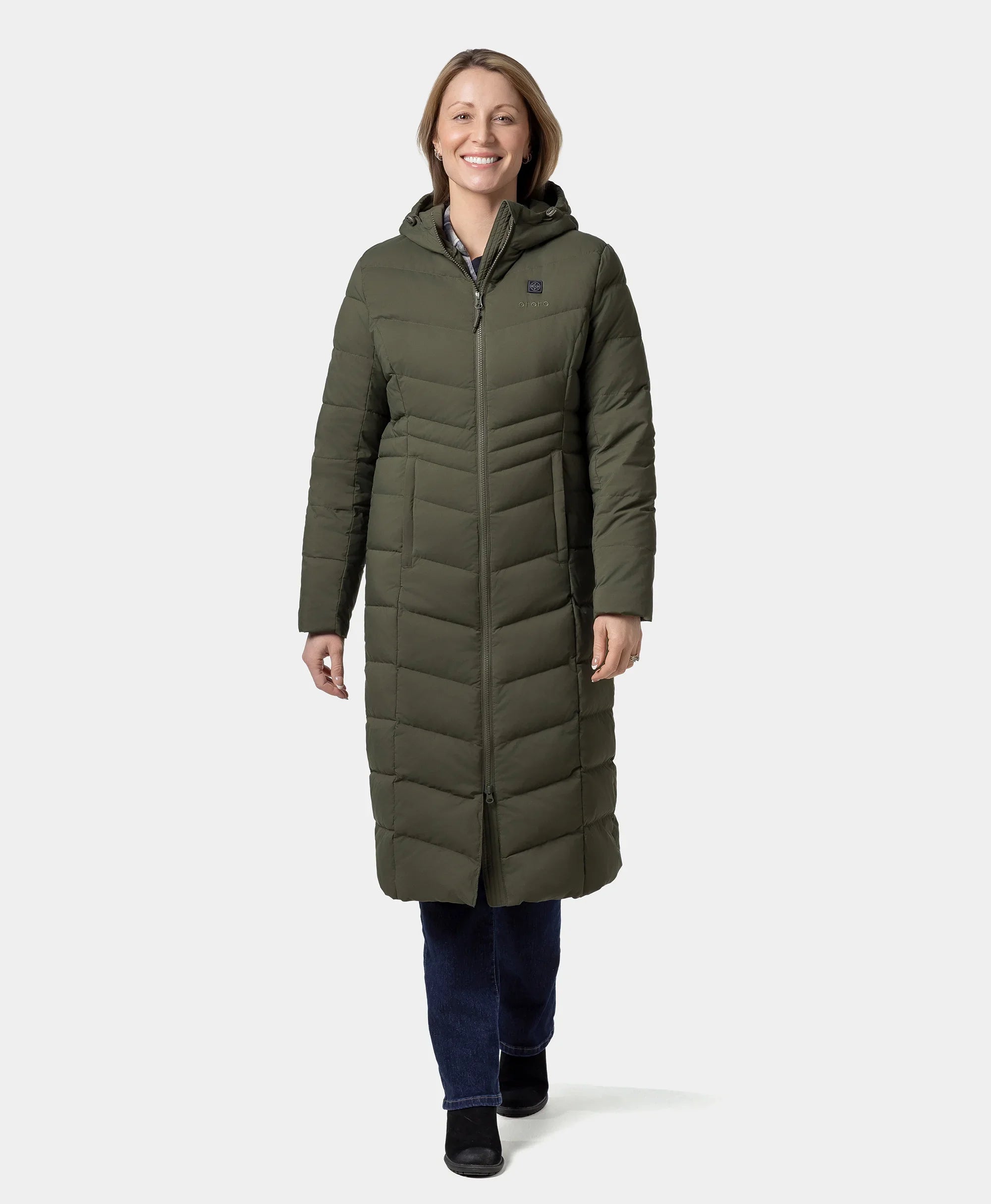 ORORO Heated SOHO Women's Heated Down Parka Jacket (Apparel Only) - Image 15