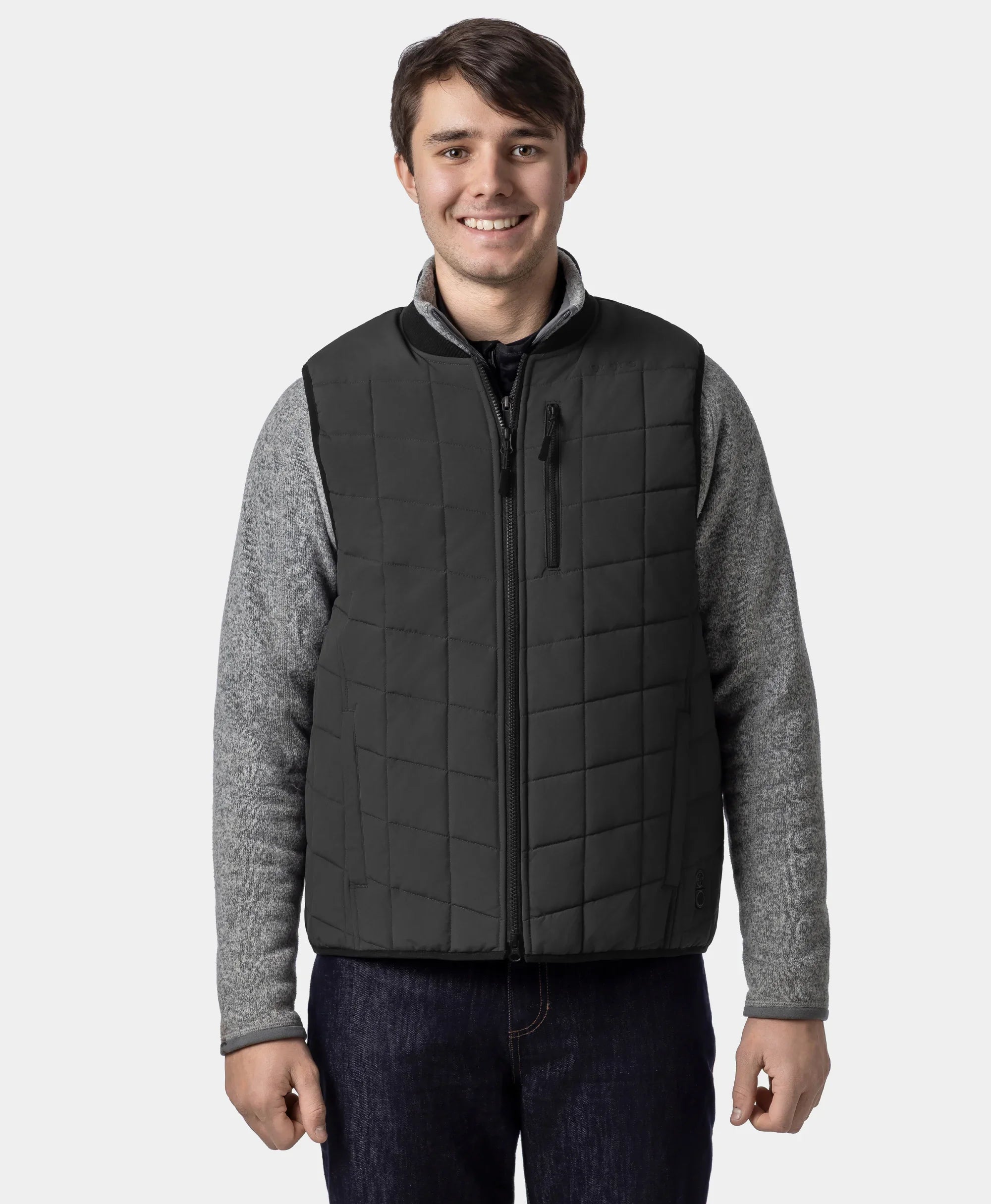 ORORO Heated Scranton Men's 5-Zone Insulated Heated Bomber Vest (Apparel Only) - Image 18
