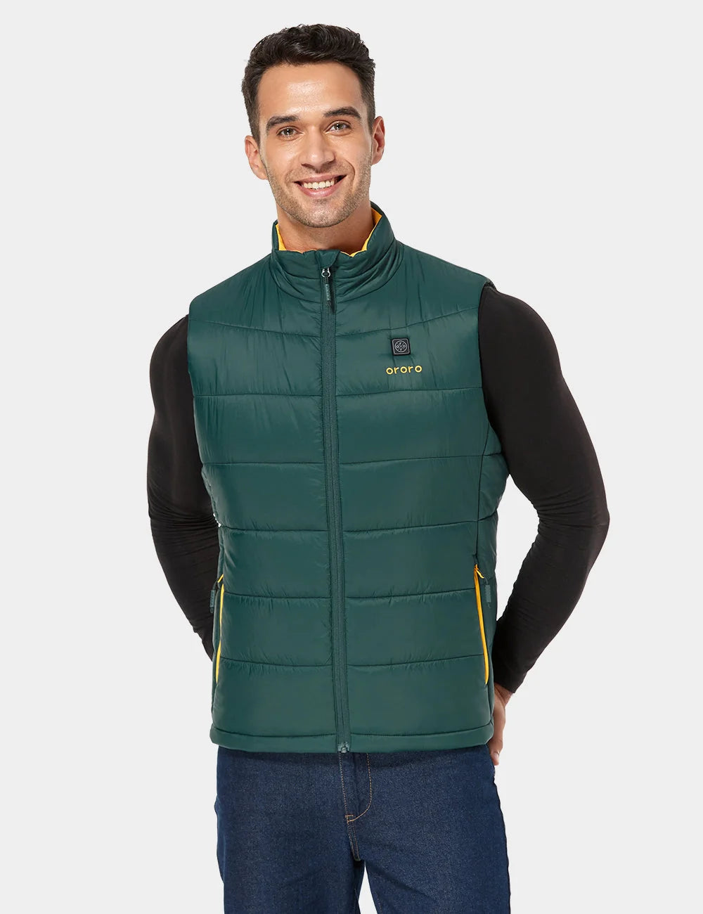 ORORO Heated Men's Classic Heated Vest (Apparel Only) - Image 48