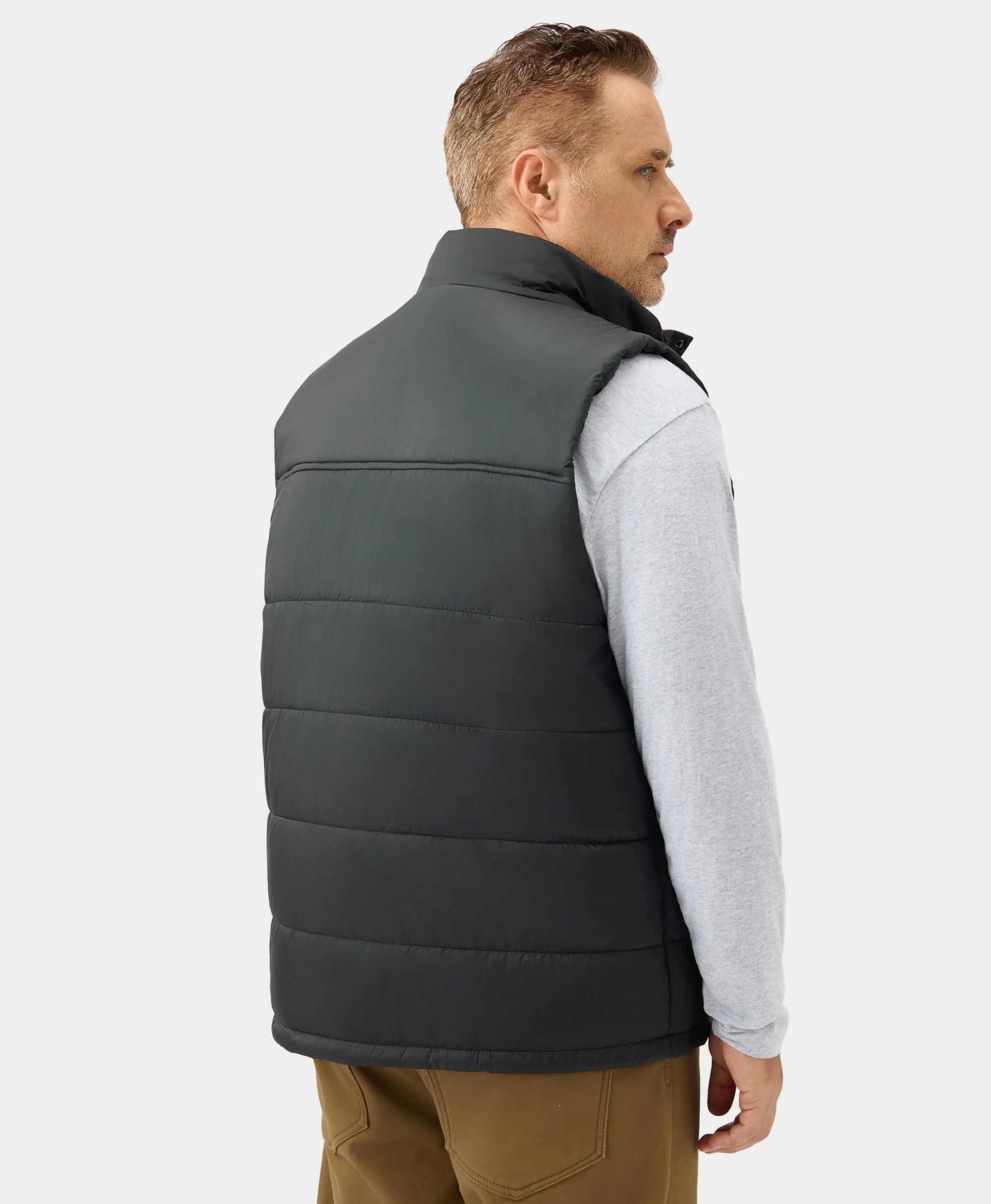 ORORO Heated (Open-box) PuffLyte™ Men's Heated Lightweight Vest (Battery Set Not Included) - Image 12