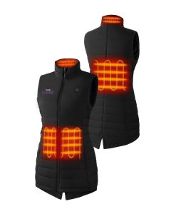 Alternative view of ORORO Heated Tribeca Women's Heated Long Puffer Vest - Westminster Kennel Club® Edition