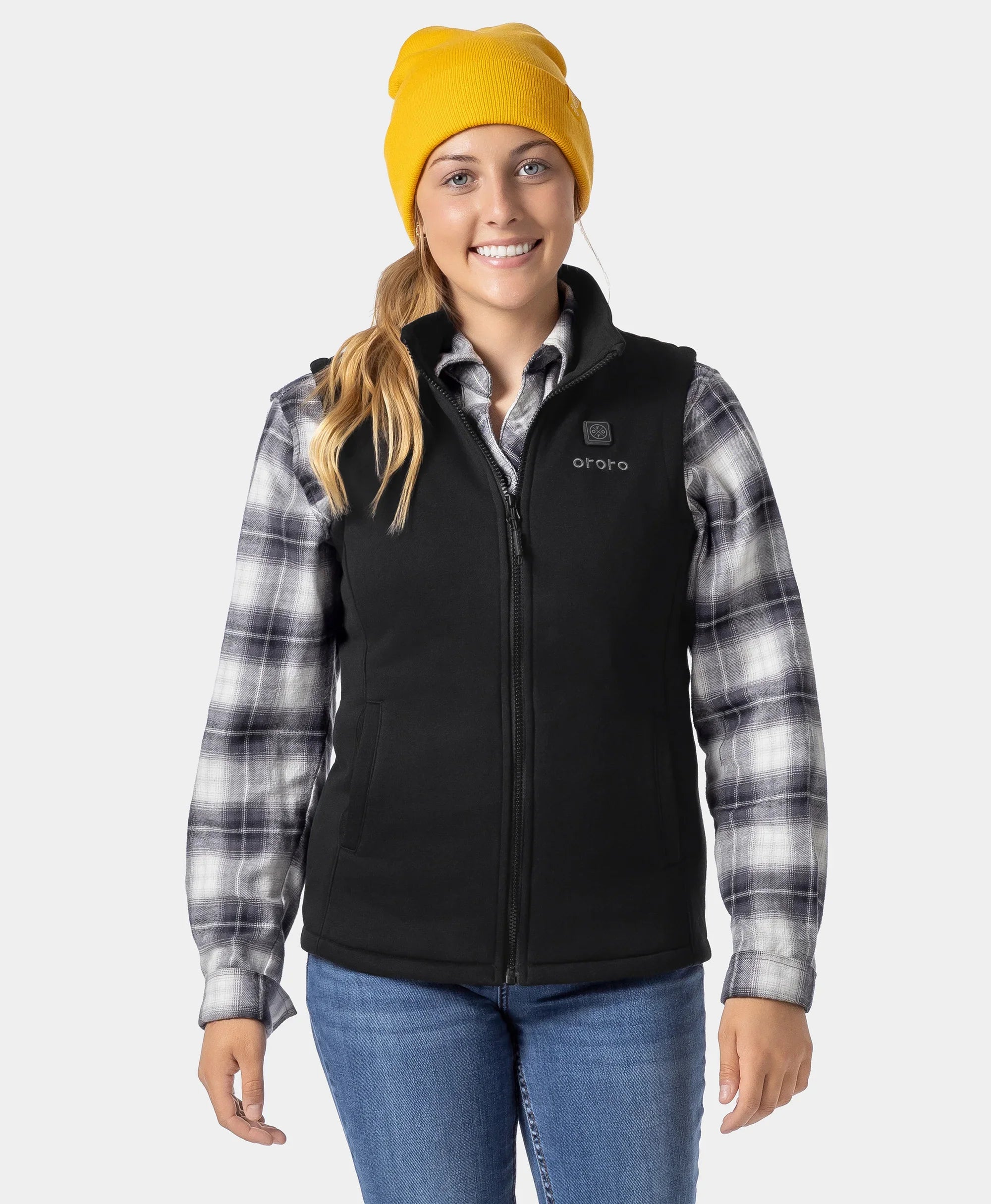 ORORO Heated Women's Heated Fleece Vest - Image 4