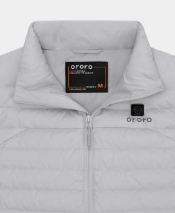 Alternative view of ORORO Heated Cloudmere Women's 5-Zone Heated Long Down Vest (Apparel Only)