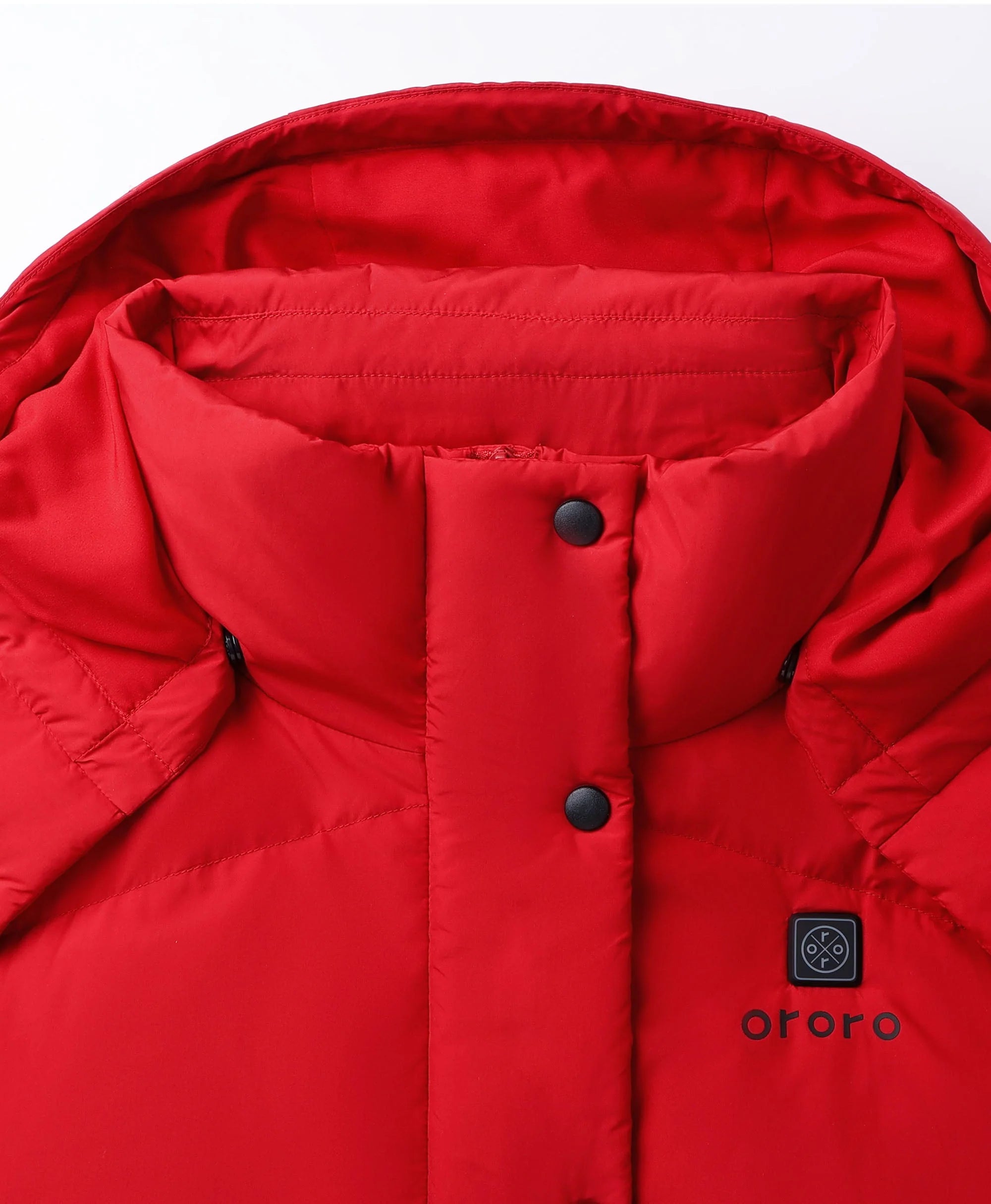 ORORO Heated Women's Heated Cropped Puffer Down Vest - Image 27
