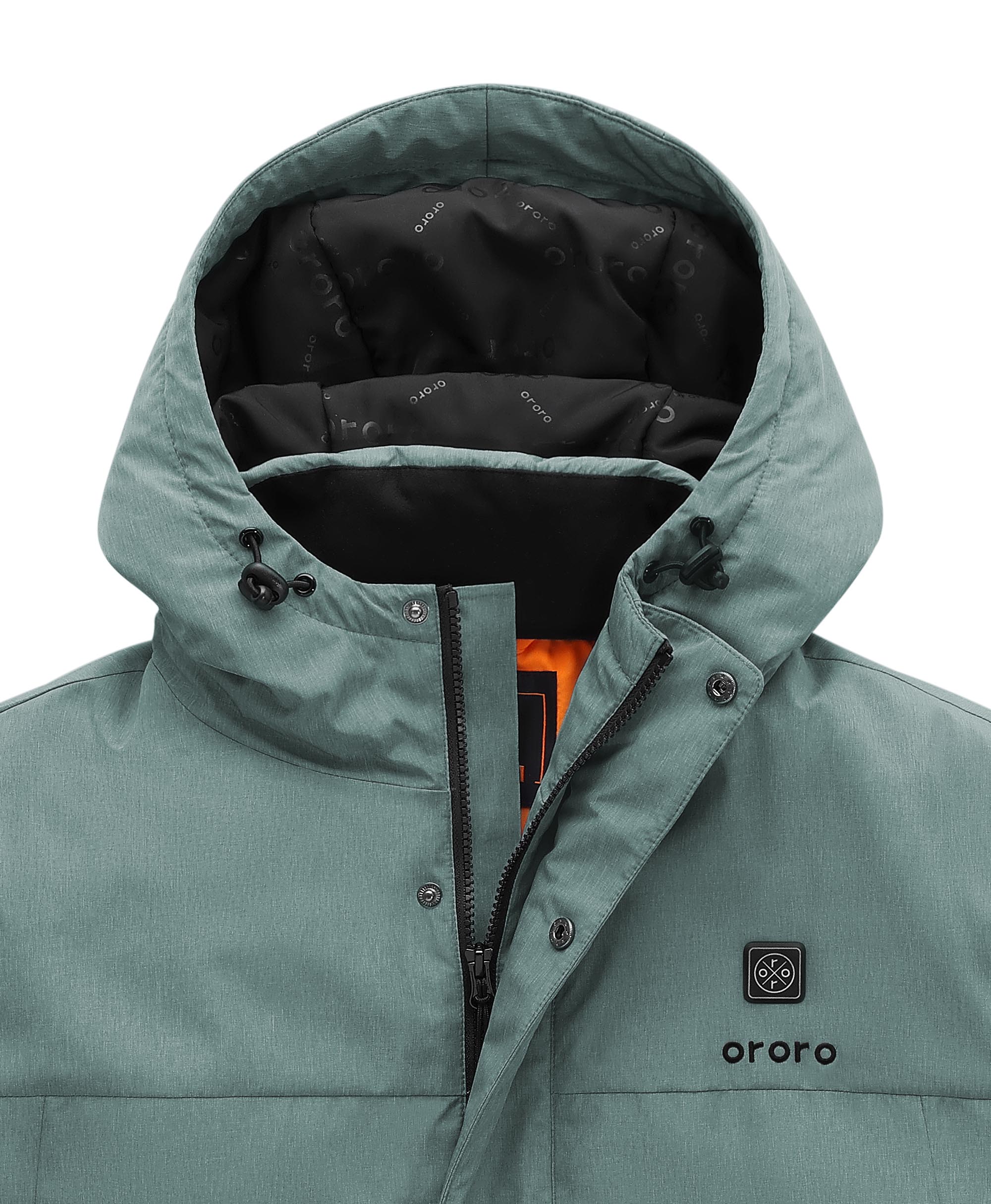 ORORO Heated Men's Thermolite® Heated Padded Jacket - Image 17