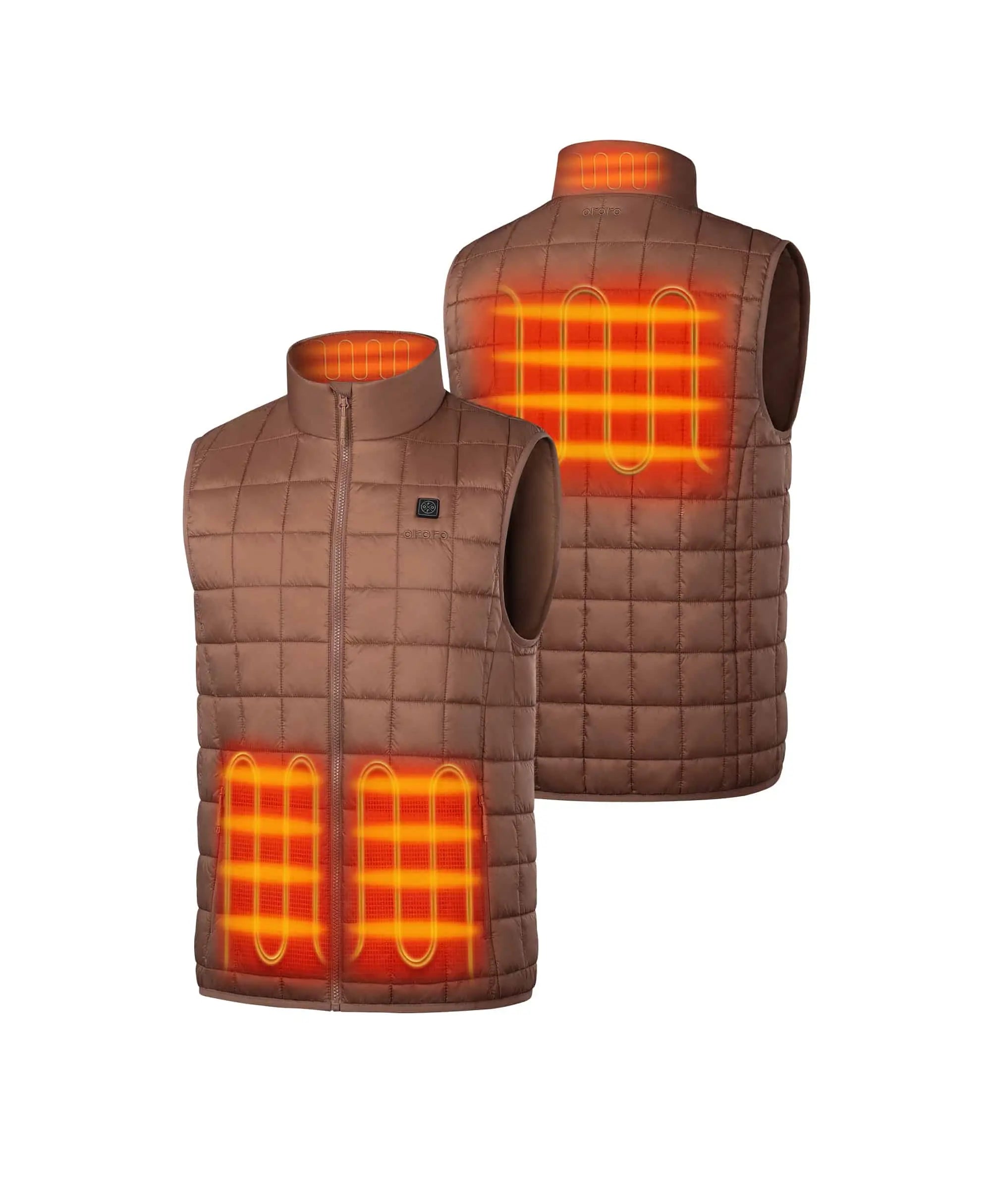 ORORO Heated (Open-box) Prism Men's 4-Zone Heated Quilted Vest (Battery Set Not Included) - Image 15