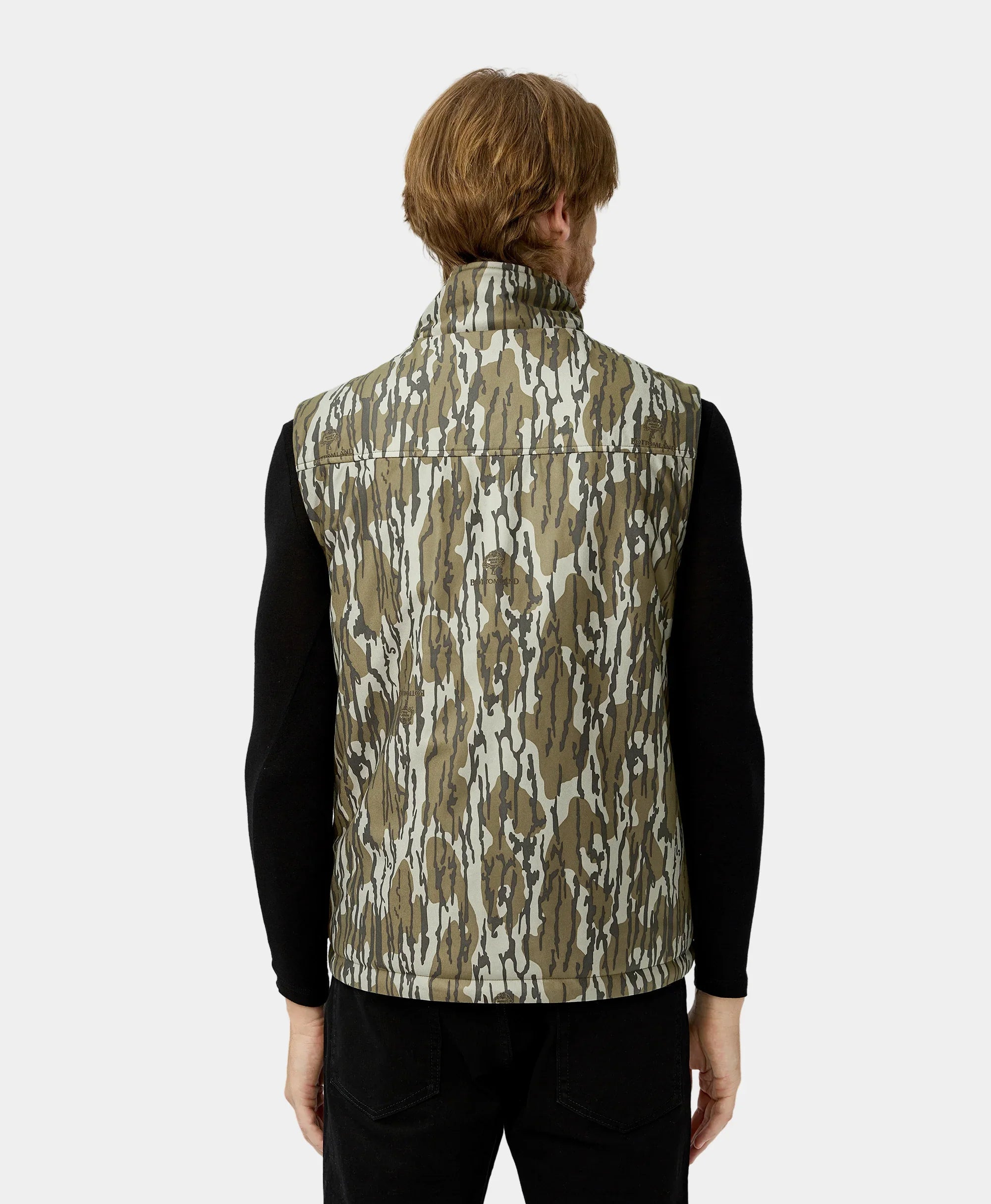 ORORO Heated Men's Heated Hunting Vest - Mossy Oak® Bottomland Pattern - Image 4