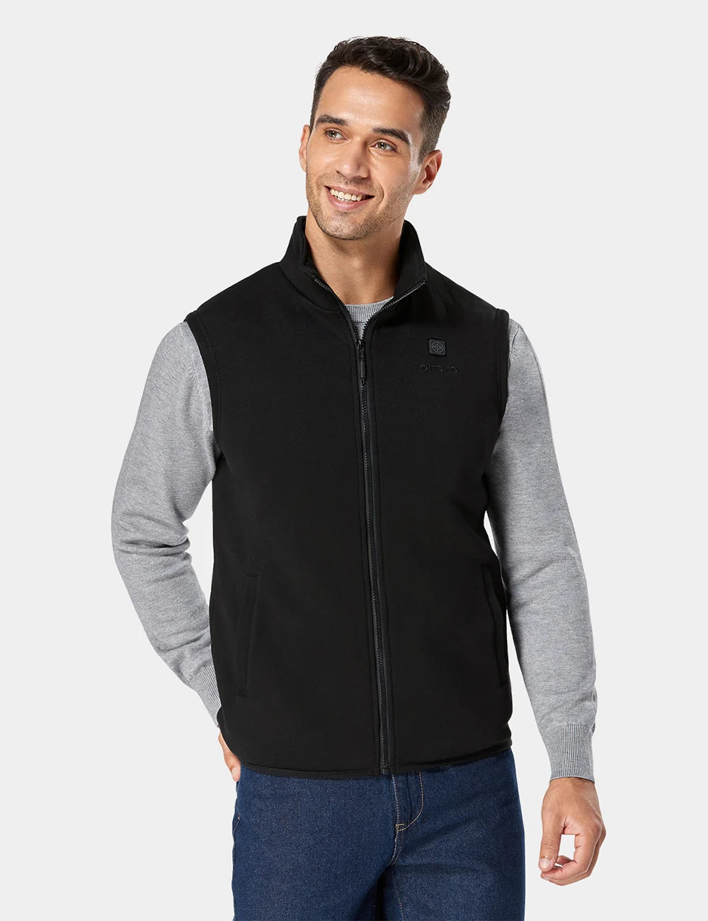 ORORO Heated (Open-box) Men's Heated Fleece Vest (Battery Set Not Included) - Image 2