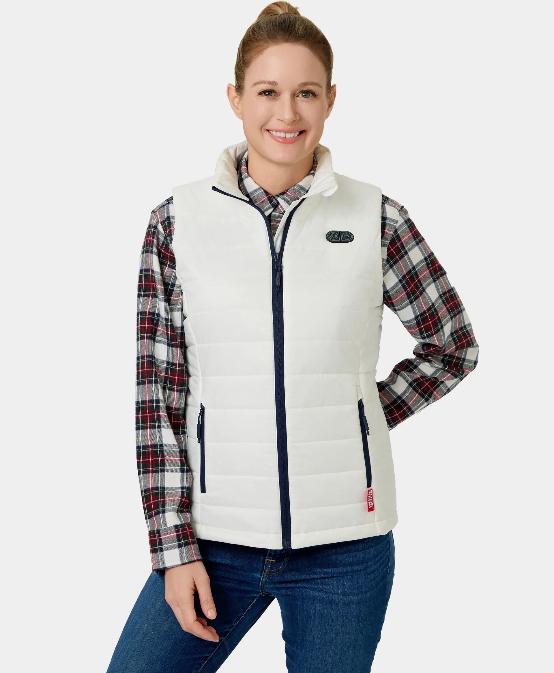 ORORO Heated (Open-box) SureWarm® Women's 7-Zone Dual-Control Classic Pro Heated Vest (Battery Set Not Included) - Image 9