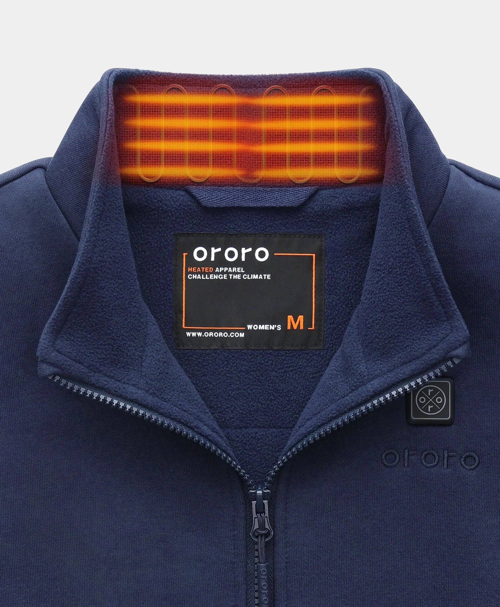 ORORO Heated Women's Heated Fleece Vest - Image 27