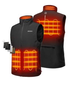 ORORO Heated (Open-box) Men's Heated PrimaLoft® Golf Vest (Battery Set Not Included)