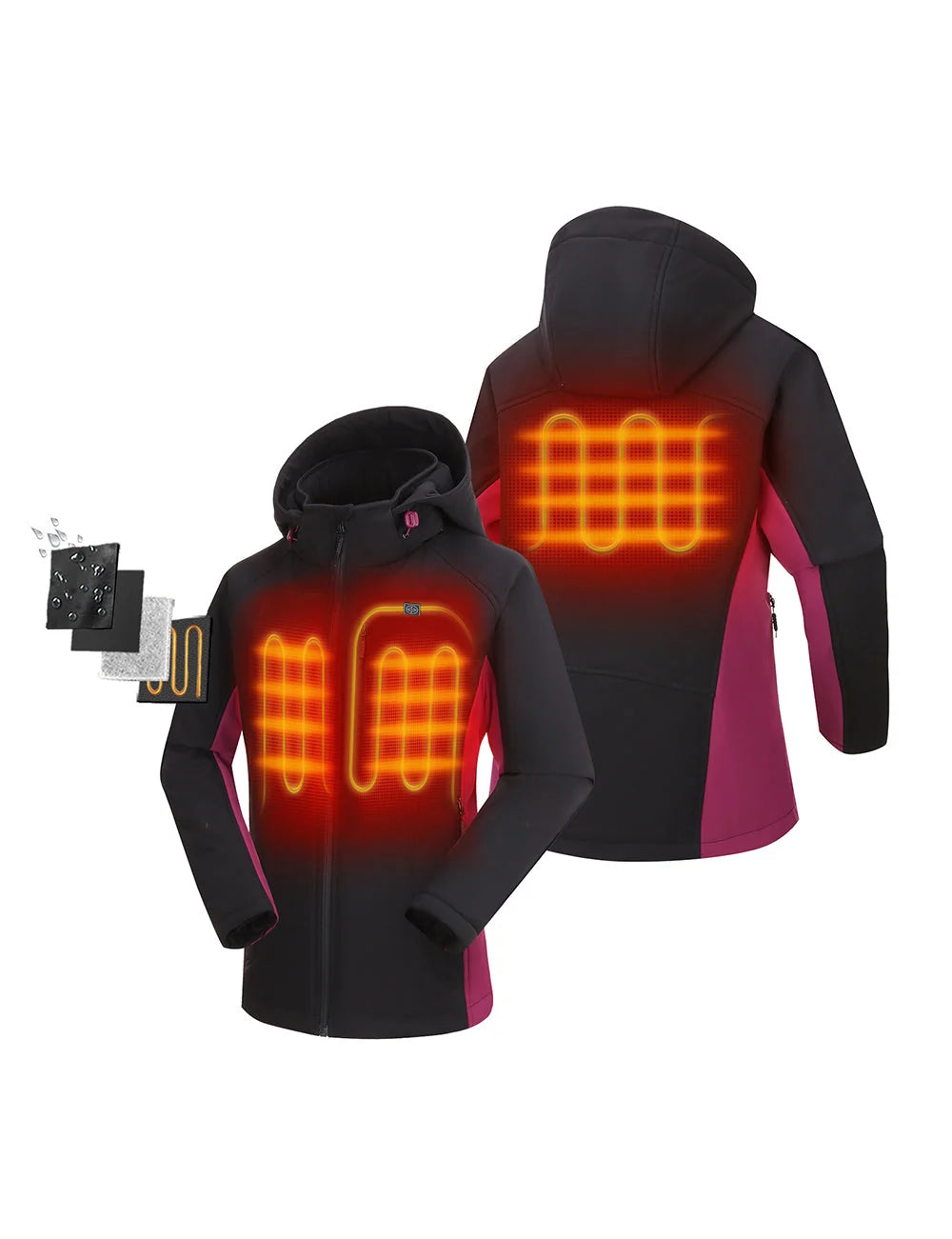 ORORO Heated Women's Classic Heated Jacket (ORORO Heated Final Sale) - Image 17