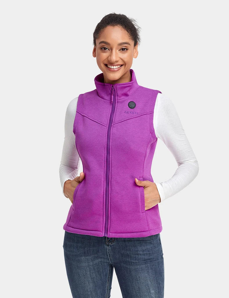 ORORO Heated Women's Heated Fleece Vest - New Colors (ORORO Heated Final Sale) - Image 26