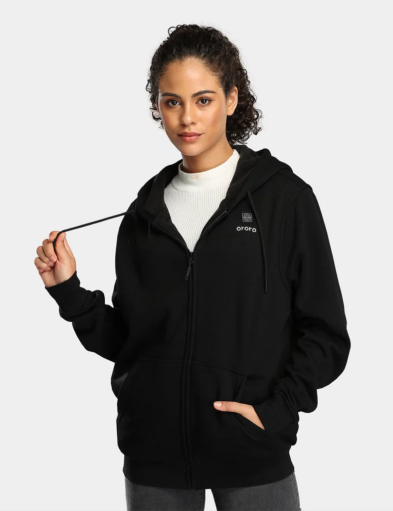 ORORO Heated (Open-box) Unisex Heated Fleece Hoodie (Battery Set Not Included) - Image 3