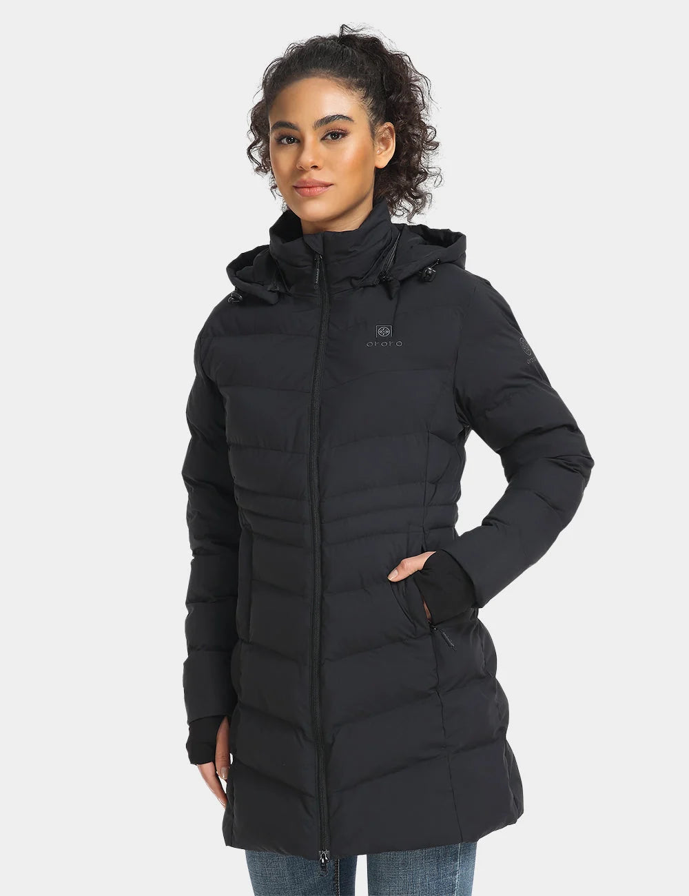 ORORO Heated Women's Heated Puffer Parka Jacket (Apparel Only) - Image 3