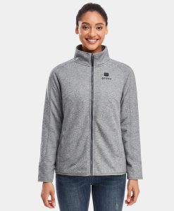 ORORO Heated Women's Heated Full-Zip Fleece Jacket (ORORO Heated Final Sale)