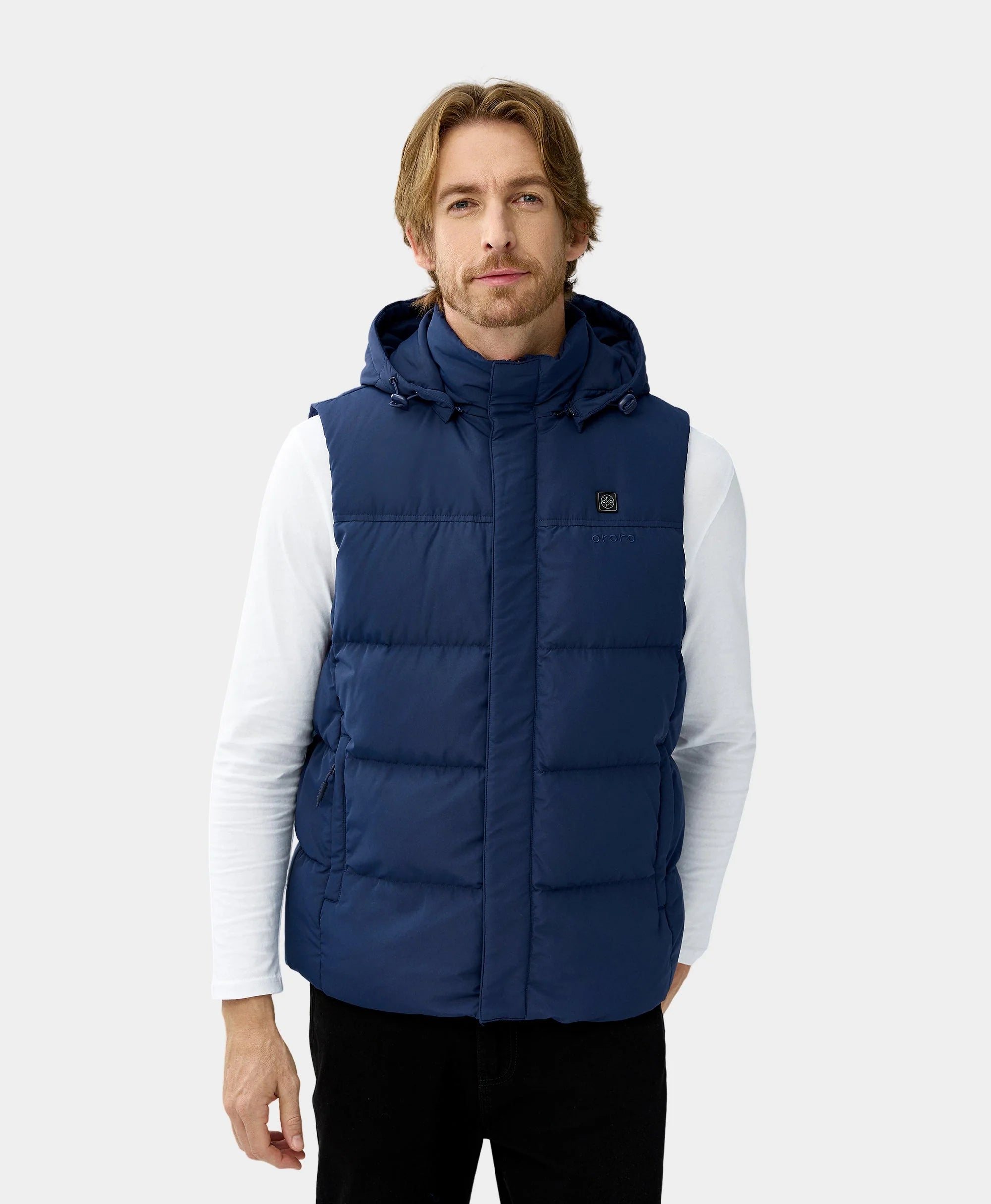 ORORO Heated (Open-box) Men's Heated Down Vest (Battery Set Not Included) - Image 17