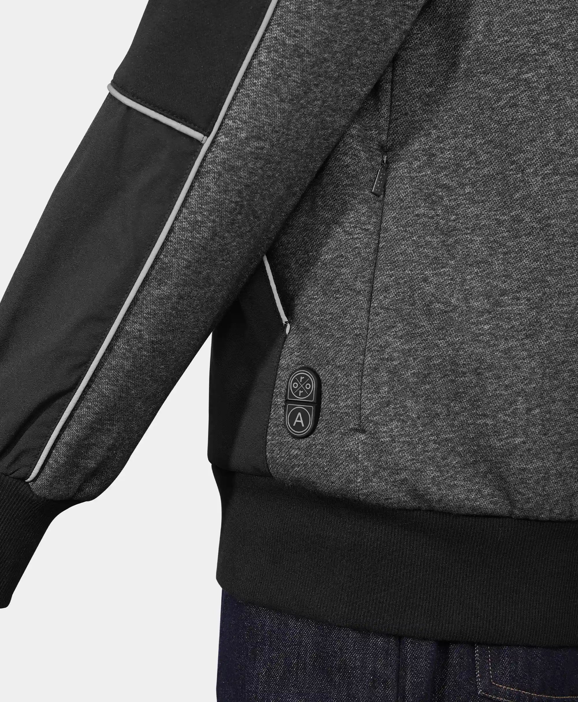 ORORO Heated (Open-box) Wayne Unisex 5-Zone Heated Full-Zip Hoodie (Battery Set Not Included) - Image 15