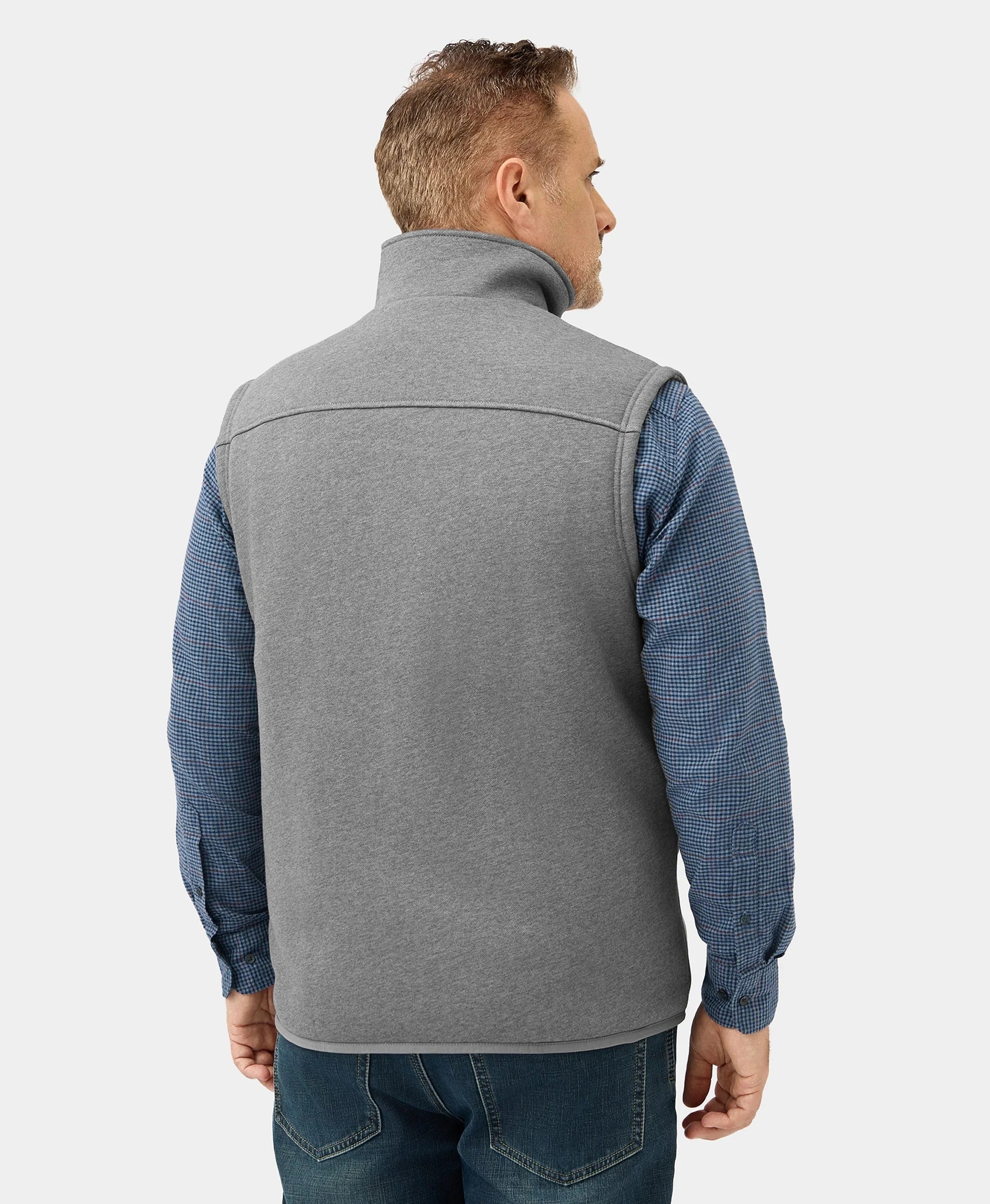 ORORO Heated Men's Heated Fleece Vest (Apparel Only) (ORORO Heated Final Sale) - Image 28