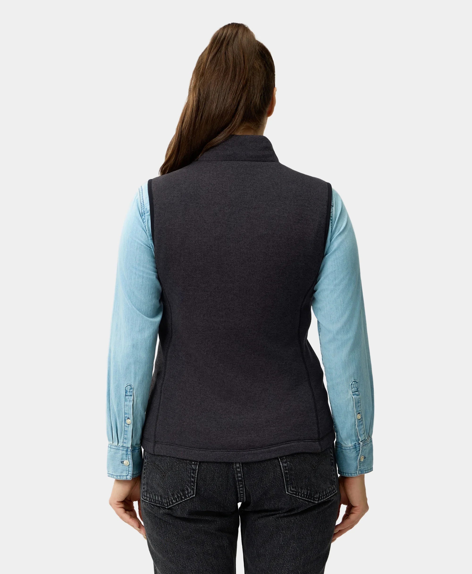 ORORO Heated ORORO Heated x OpenHeat OH-1 Women’s Heated Recycled Fleece Vest (w/ Type-C Power Port) - Image 11