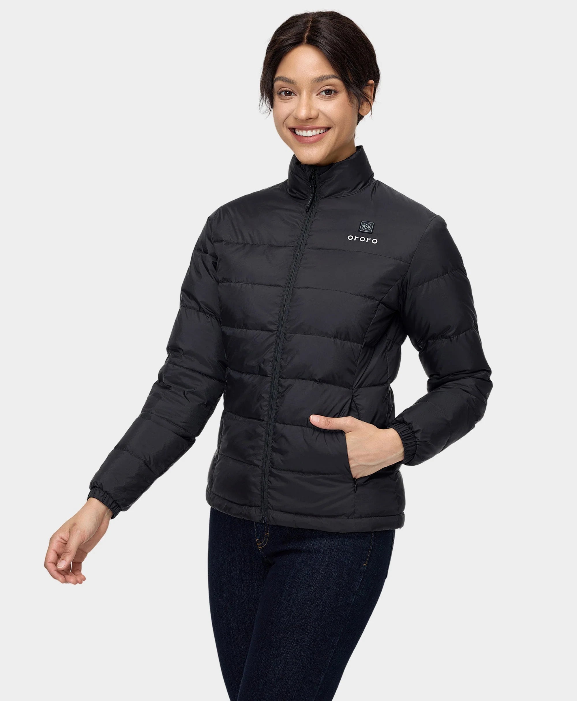 ORORO Heated Women's Heated Puffer Jacket (Apparel Only) - Image 5