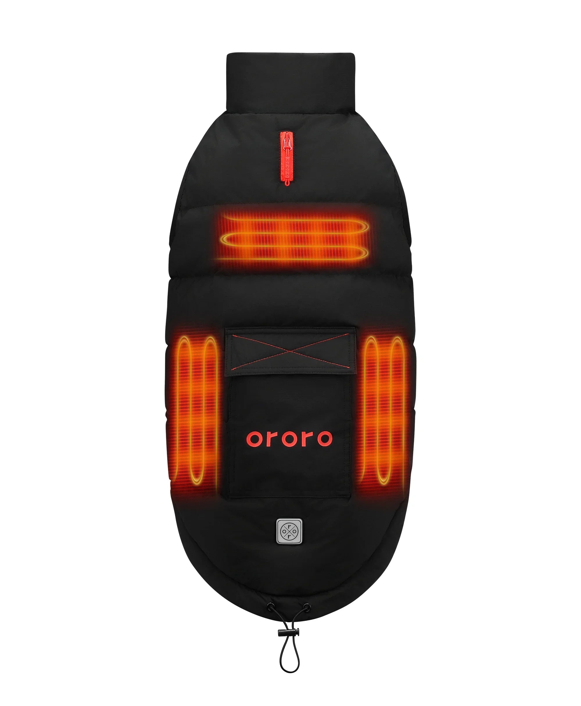 ORORO Heated Snøwoof 3-Zone Heated Dog Puffer Vest - Image 34