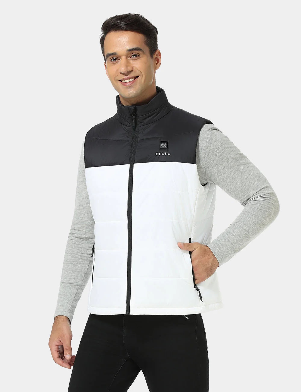 ORORO Heated Men's Classic Heated Vest (Apparel Only) - Image 65