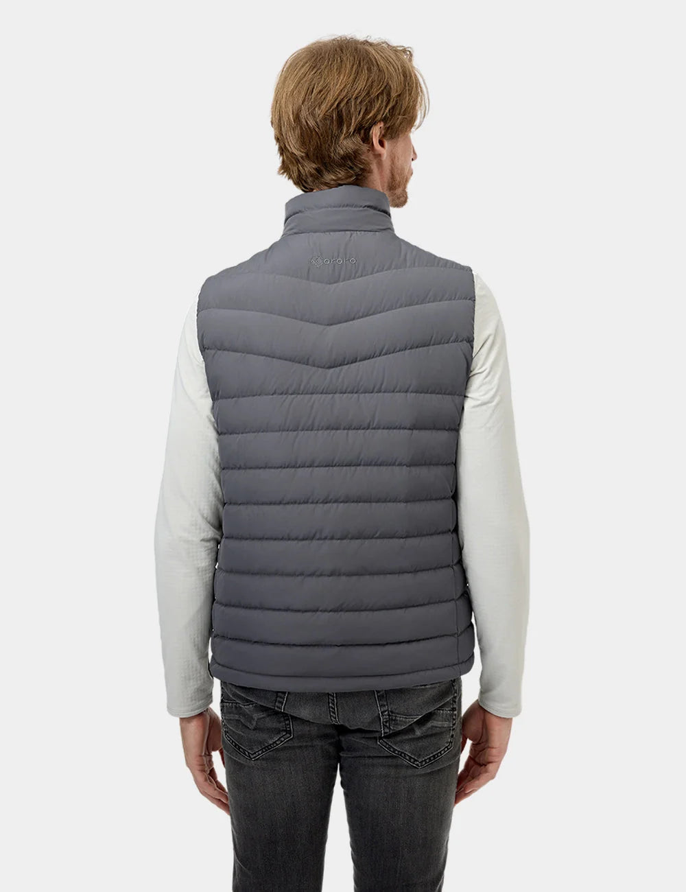 ORORO Heated (Open-box) Men's Heated Lightweight Down Vest (Battery Set Not Included) - Image 27