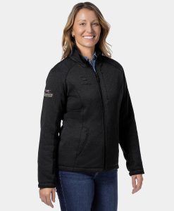 ORORO Heated Augusta Tournament Women's 4-Zone Heated Sweater Fleece Jacket - Westminster Kennel Club® Edition