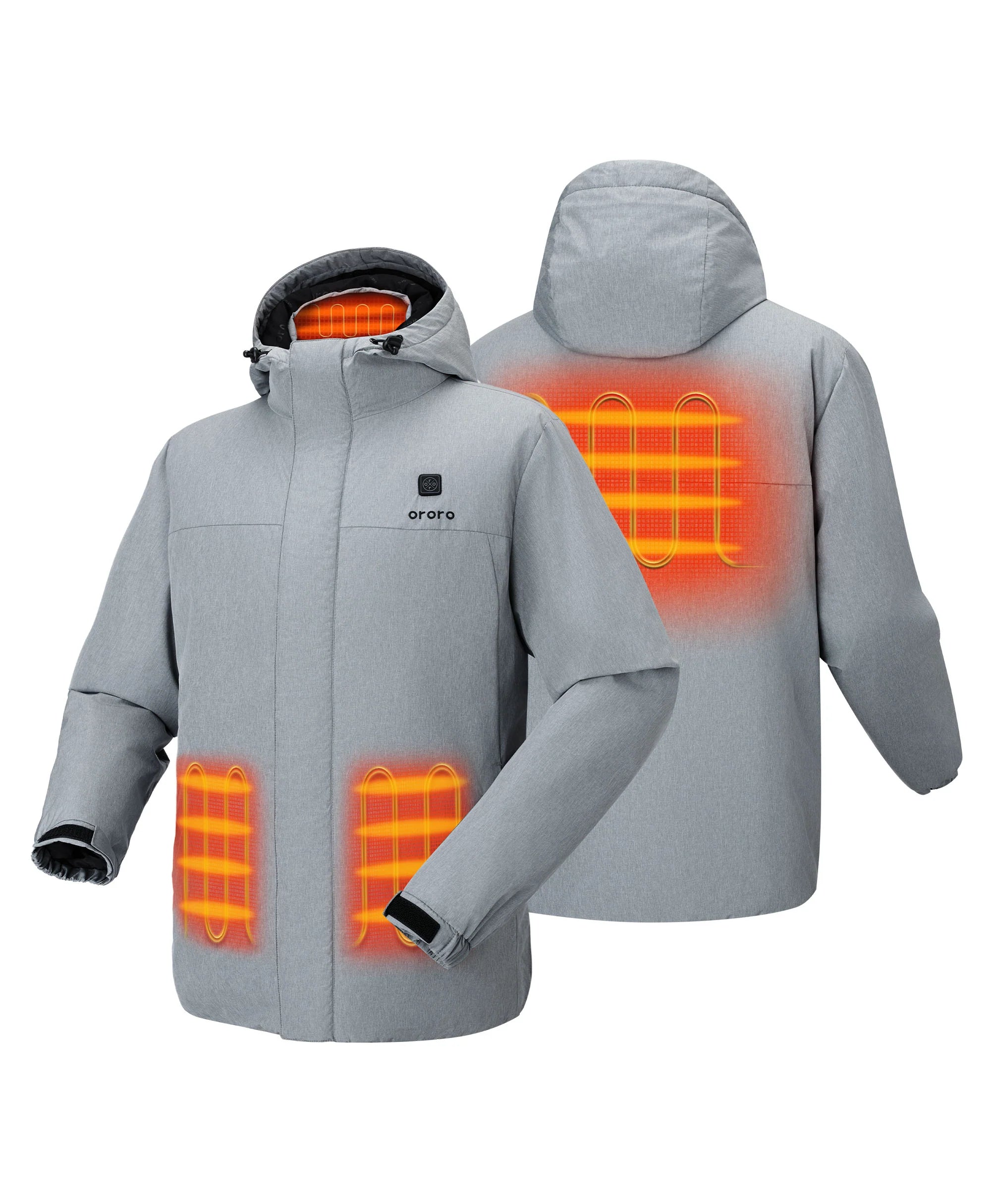ORORO Heated Men's Thermolite® Heated Padded Jacket - Image 25