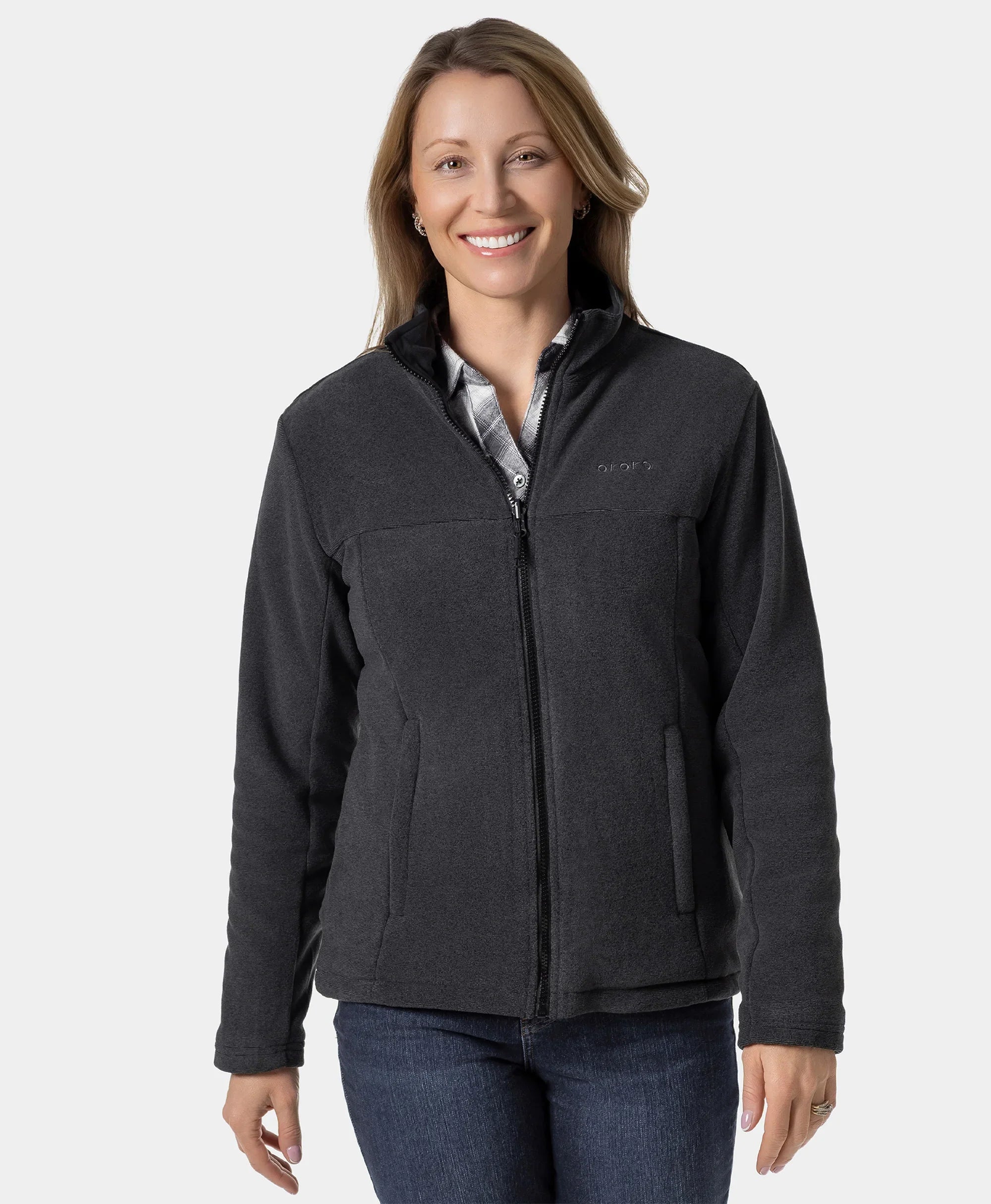 ORORO Heated (Open-box) River Ridge Women's Heated Fleece Liner Jacket (Battery Set Not Included) - Image 40