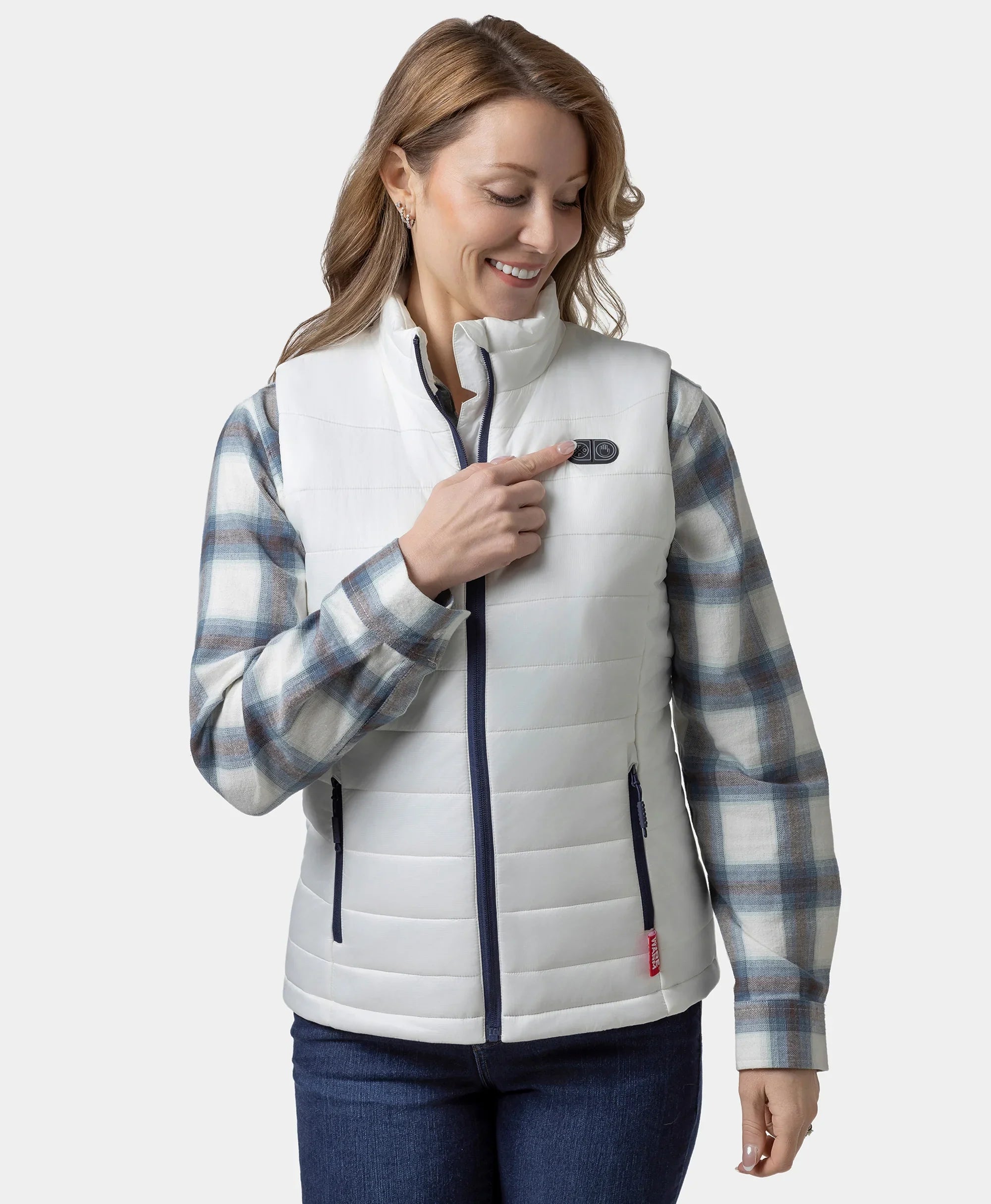 ORORO Heated (Open-box) SureWarm® Women's 7-Zone Dual-Control Classic Pro Heated Vest (Battery Set Not Included) - Image 24