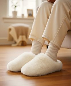 Alternative view of ORORO Heated Bunnies Unisex Plushy Slip On